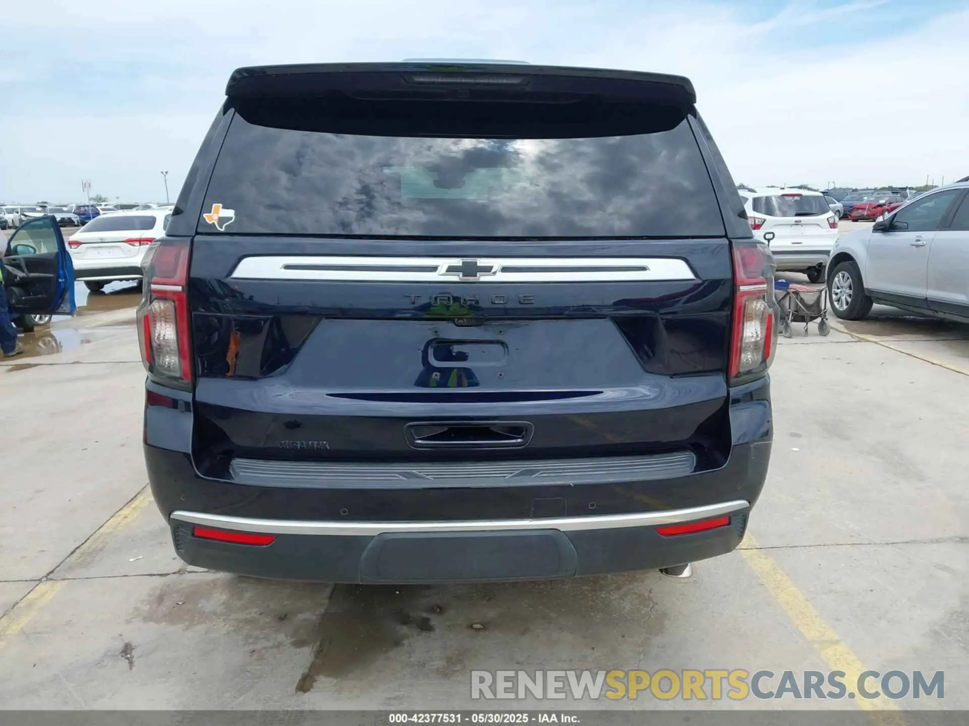 16 fotografías del automóvil dañado 1GNSCTKT8PR215292 CHEVROLET TAHOE 2023