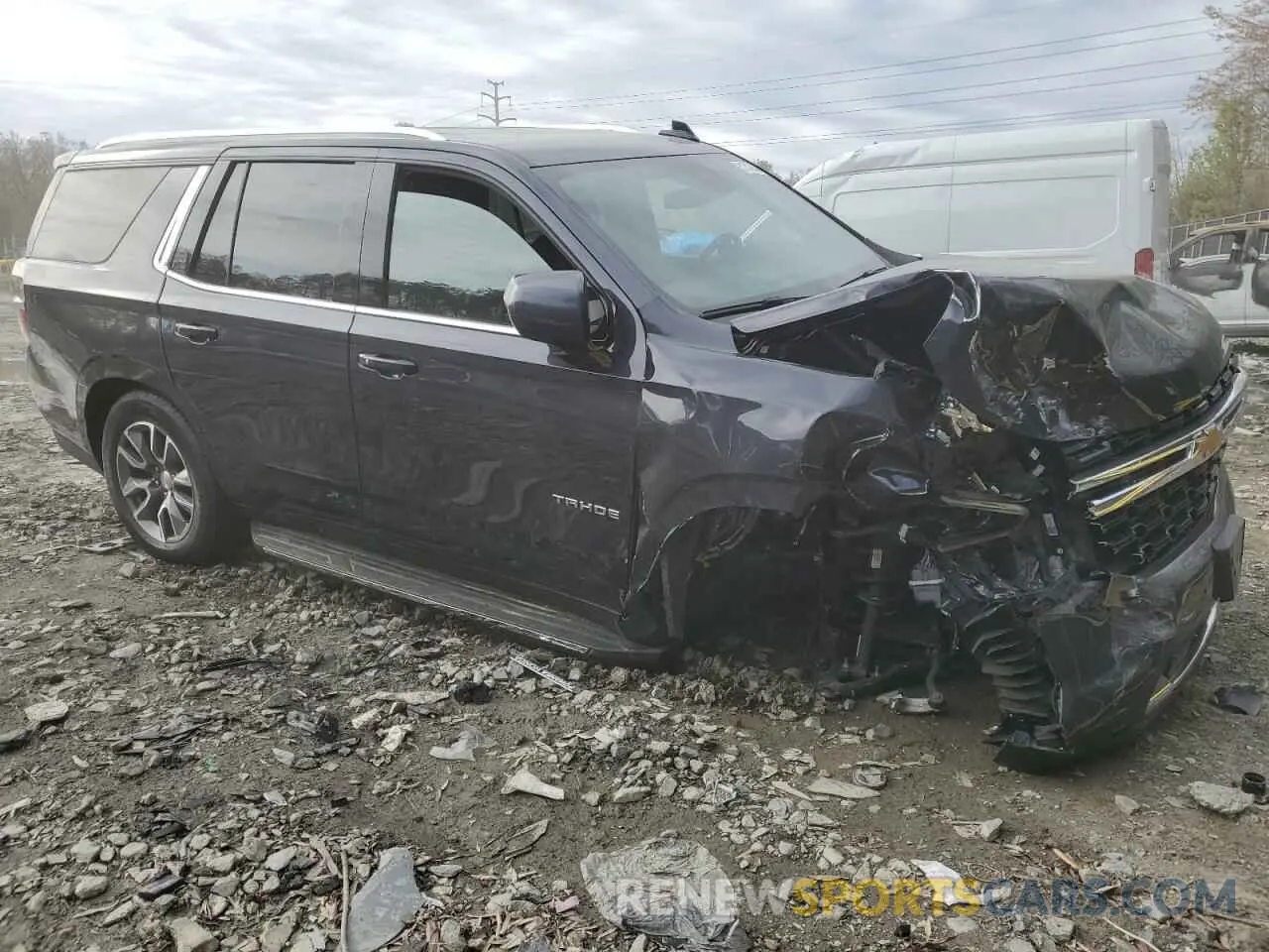 4 fotografías del automóvil dañado 1GNSKMKD5PR252141 CHEVROLET TAHOE 2023