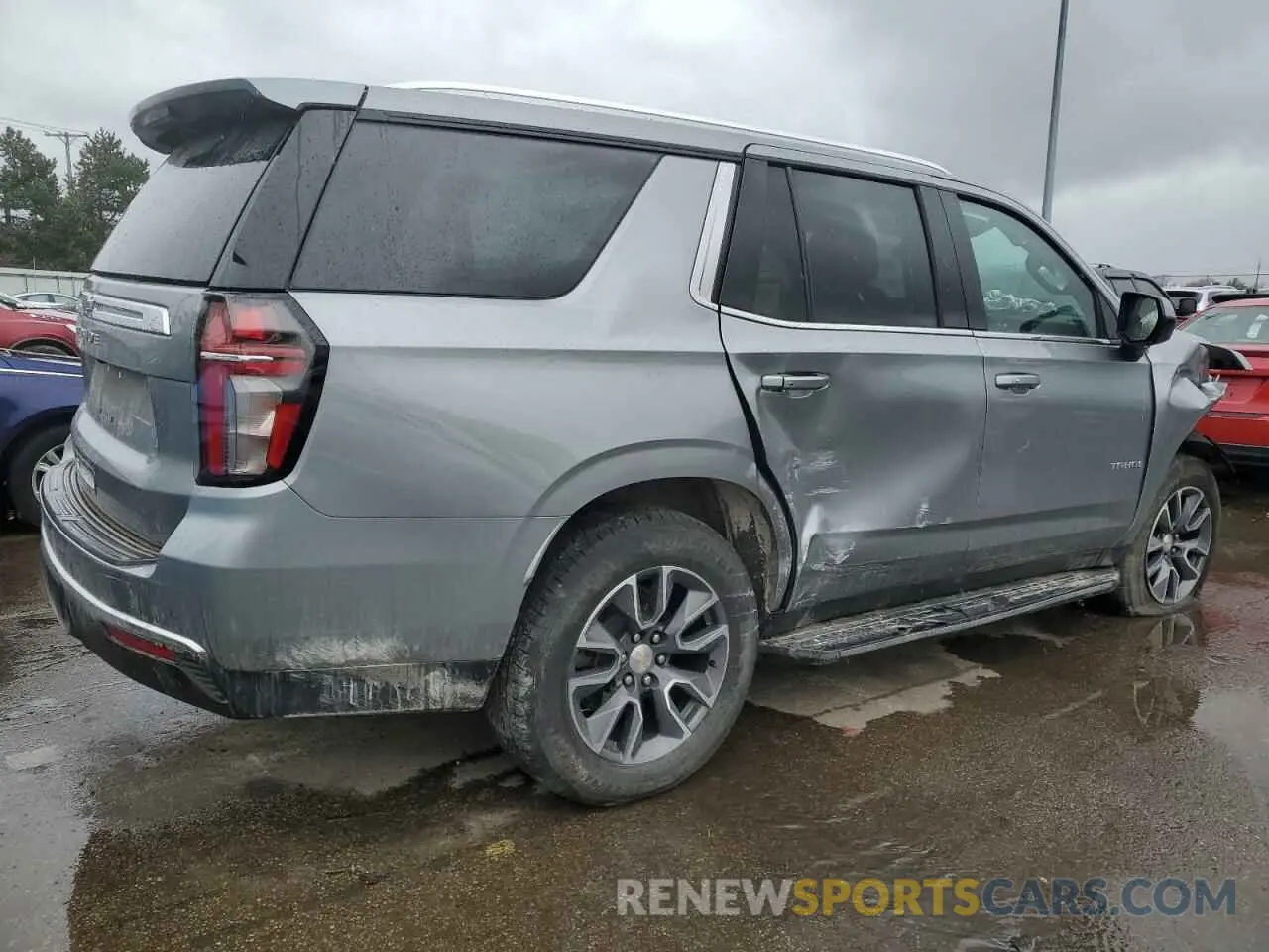 3 fotografías del automóvil dañado 1GNSKMKD5PR474422 CHEVROLET TAHOE 2023