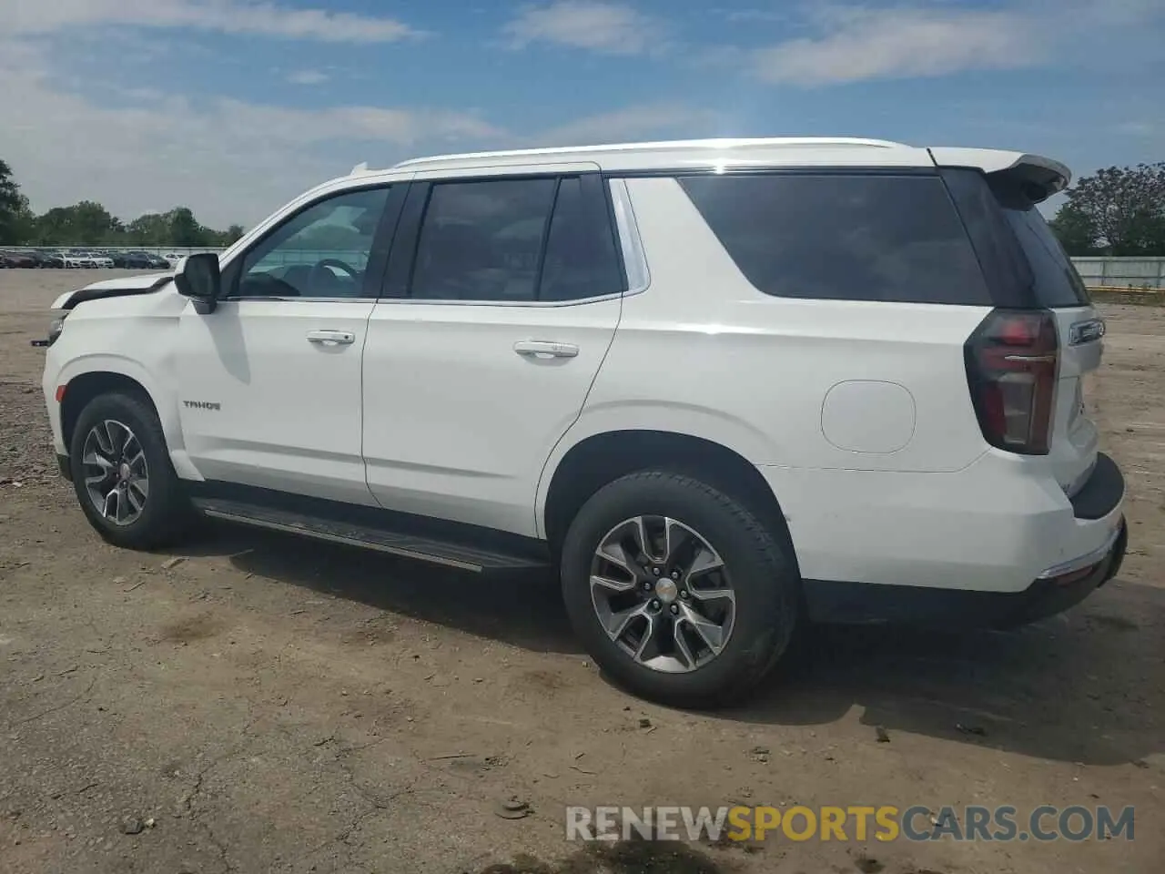 2 fotografías del automóvil dañado 1GNSKMKD7PR202230 CHEVROLET TAHOE 2023