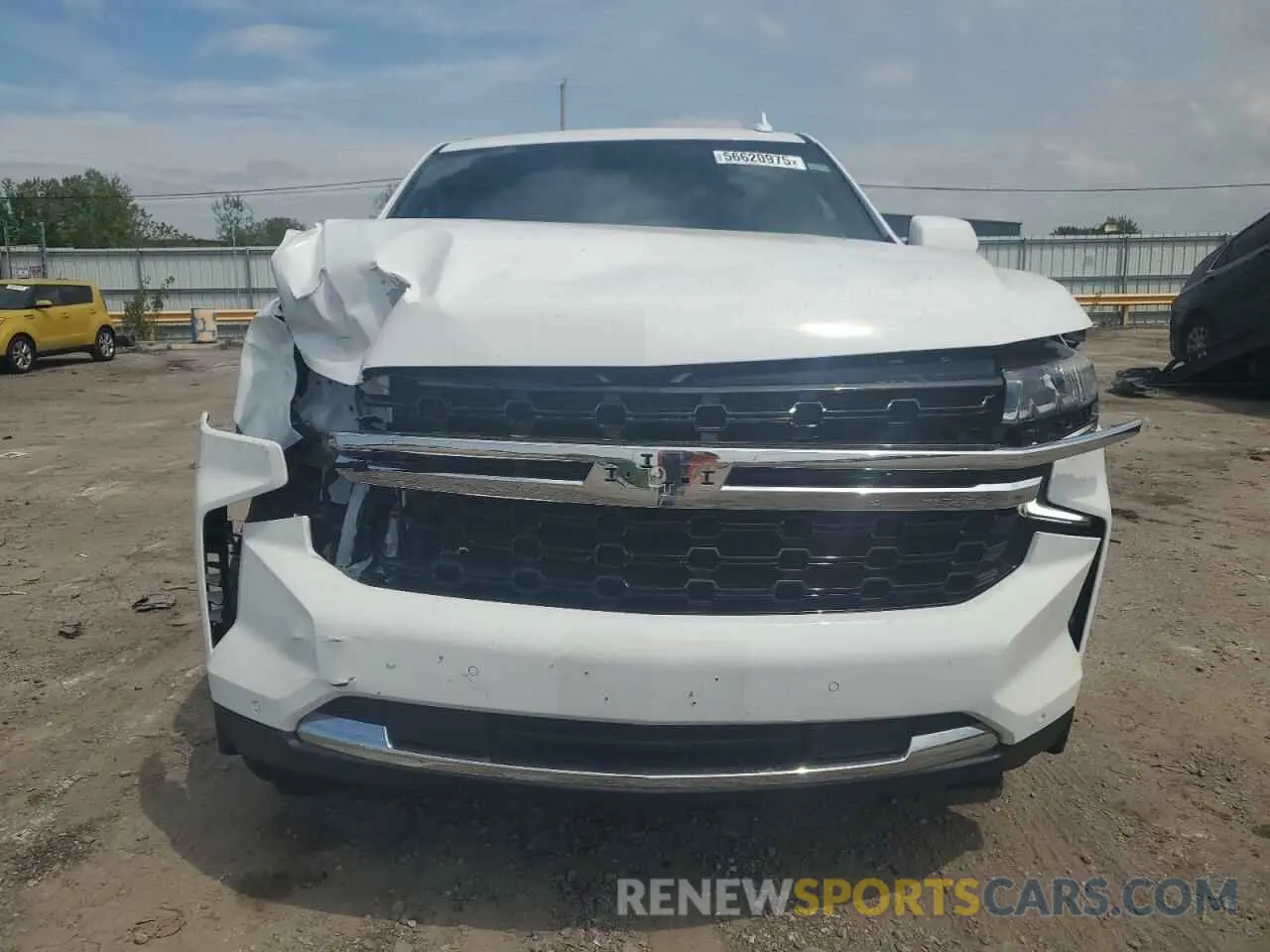 5 fotografías del automóvil dañado 1GNSKMKD7PR202230 CHEVROLET TAHOE 2023