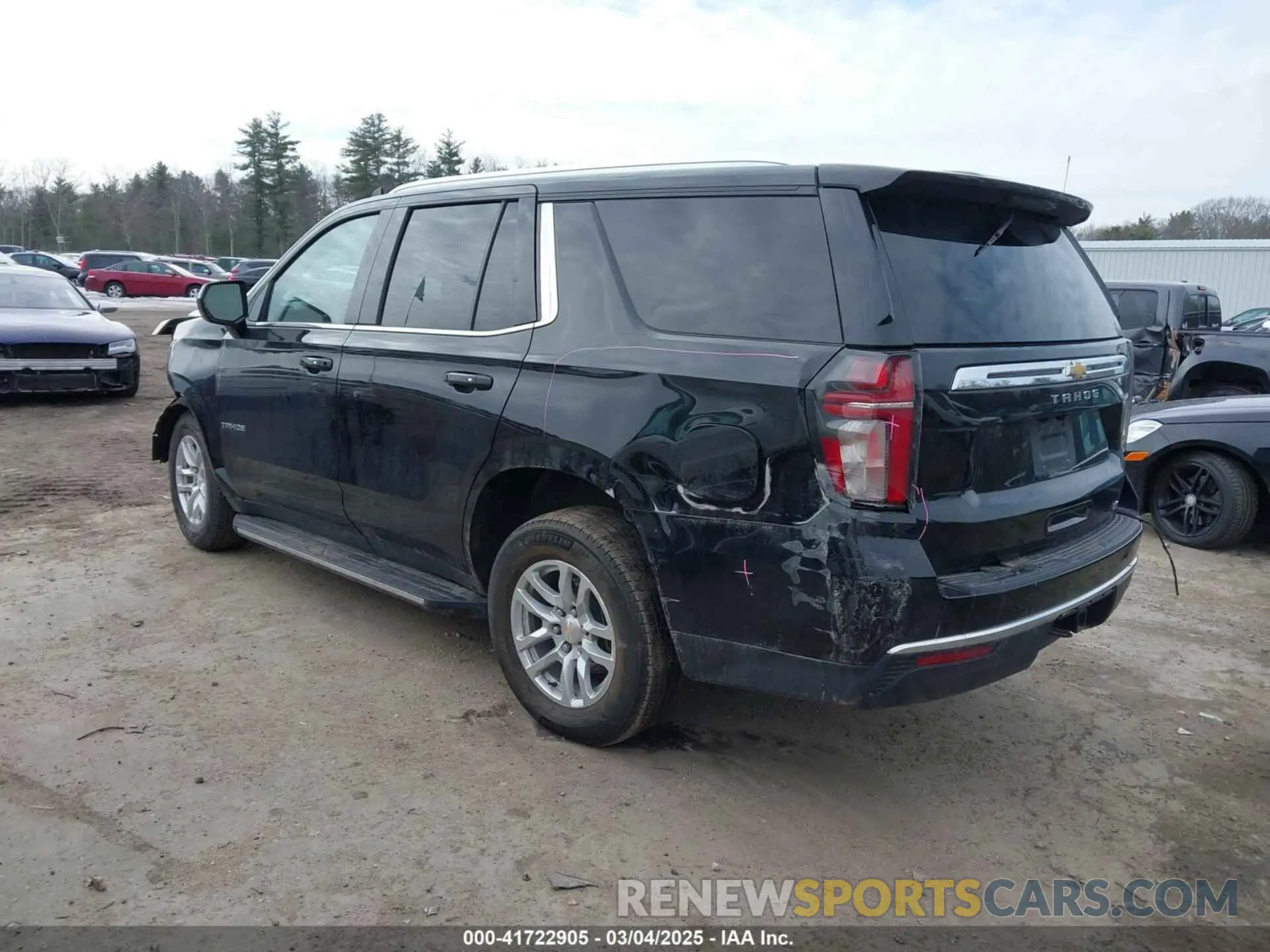3 fotografías del automóvil dañado 1GNSKNKD7PR190313 CHEVROLET TAHOE 2023
