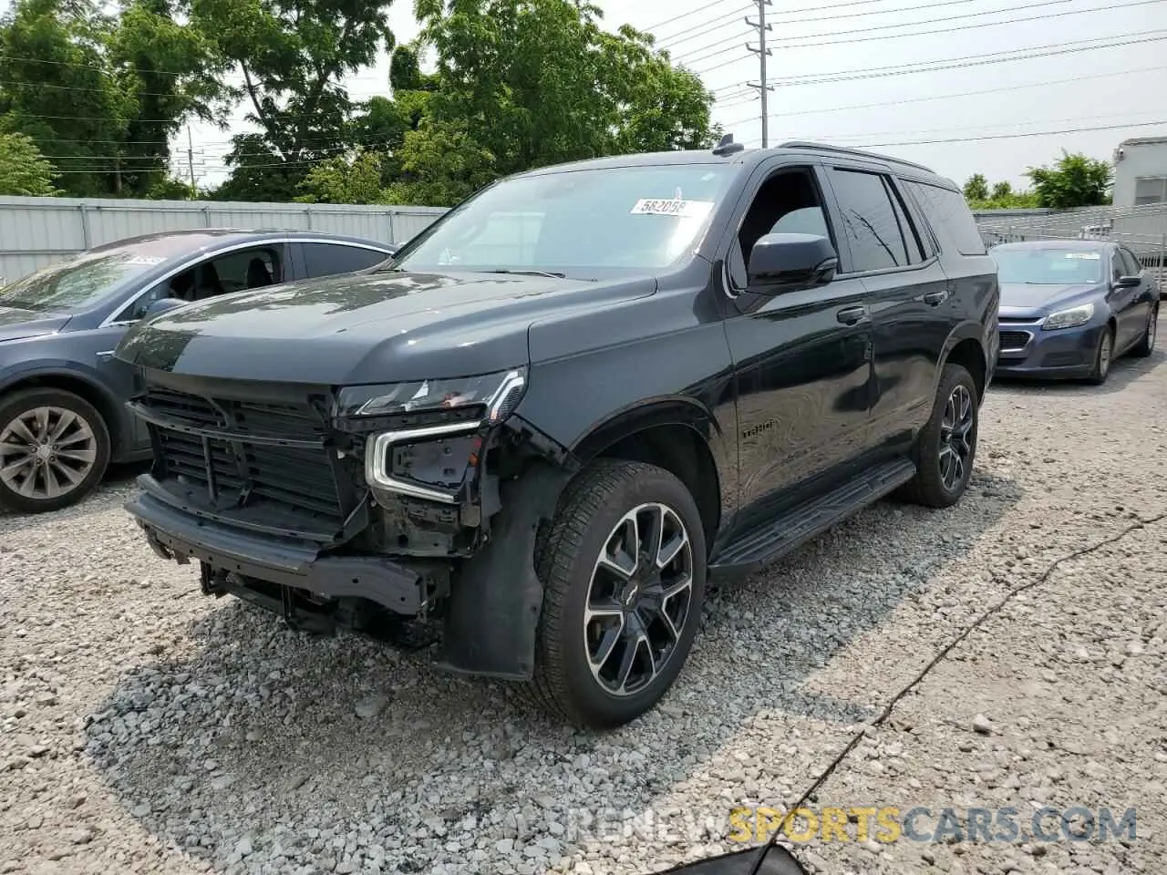1 fotografías del automóvil dañado 1GNSKRKD5PR299764 CHEVROLET TAHOE 2023