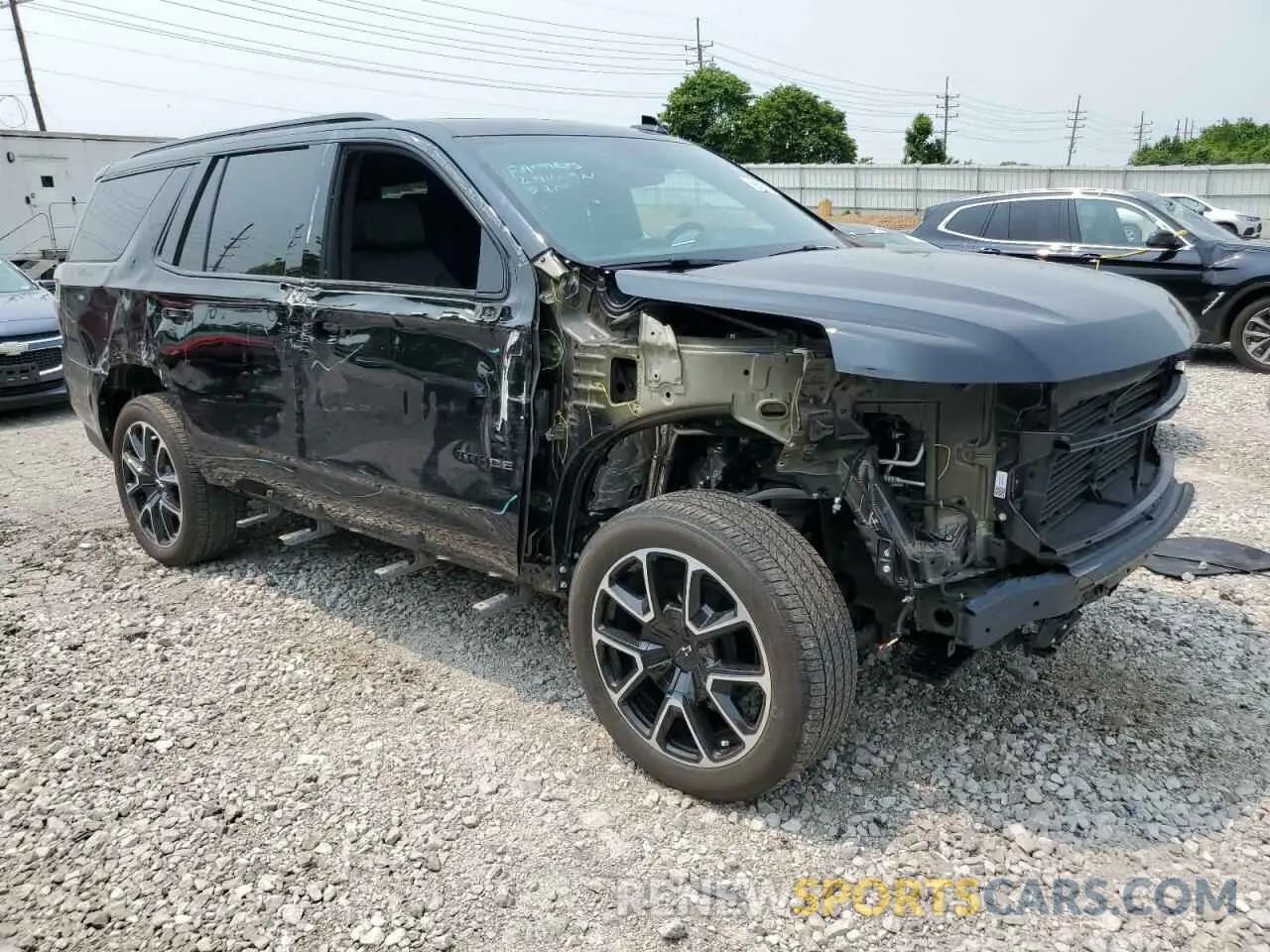 4 fotografías del automóvil dañado 1GNSKRKD5PR299764 CHEVROLET TAHOE 2023