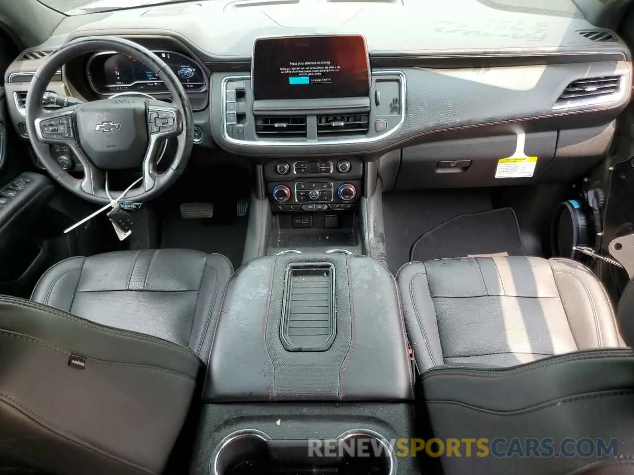 8 fotografías del automóvil dañado 1GNSKRKD5PR299764 CHEVROLET TAHOE 2023