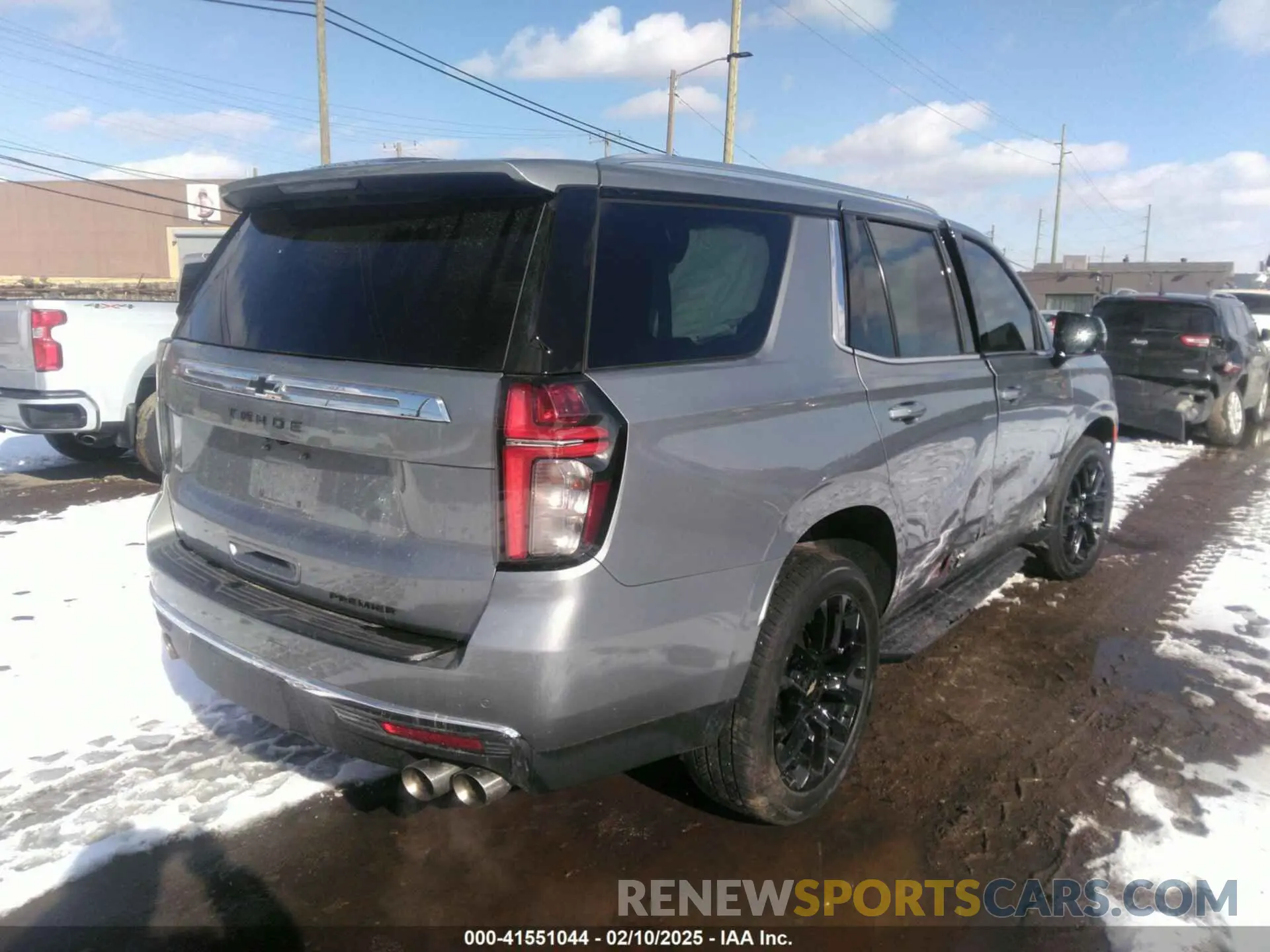 4 fotografías del automóvil dañado 1GNSKSKD0PR400281 CHEVROLET TAHOE 2023