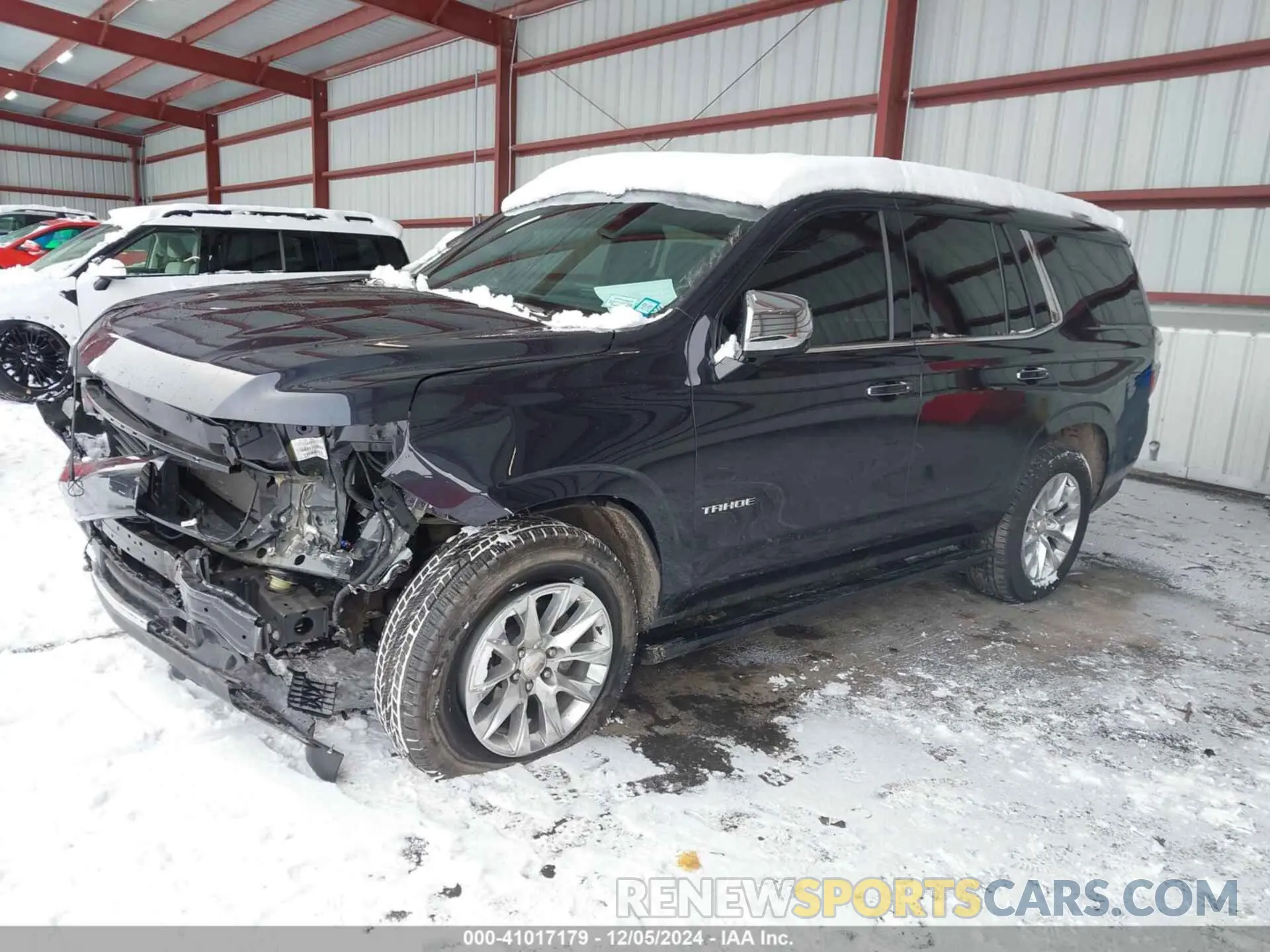 2 fotografías del automóvil dañado 1GNSKSKL6PR545302 CHEVROLET TAHOE 2023