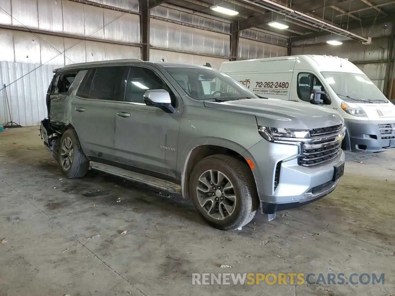 4 fotografías del automóvil dañado 1GNSKNKD3RR419136 CHEVROLET TAHOE 2024