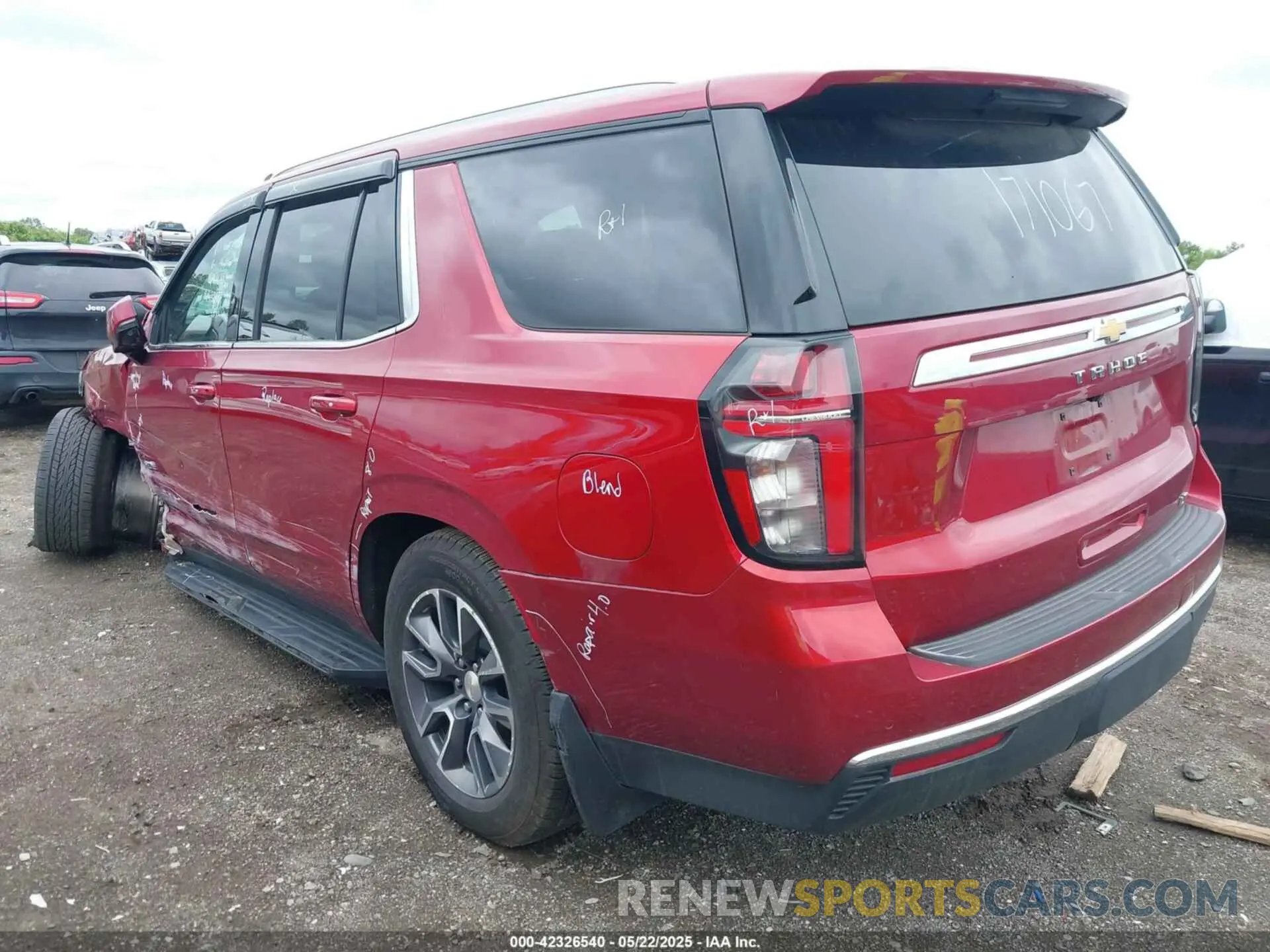 3 fotografías del automóvil dañado 1GNSKNKD7RR171067 CHEVROLET TAHOE 2024