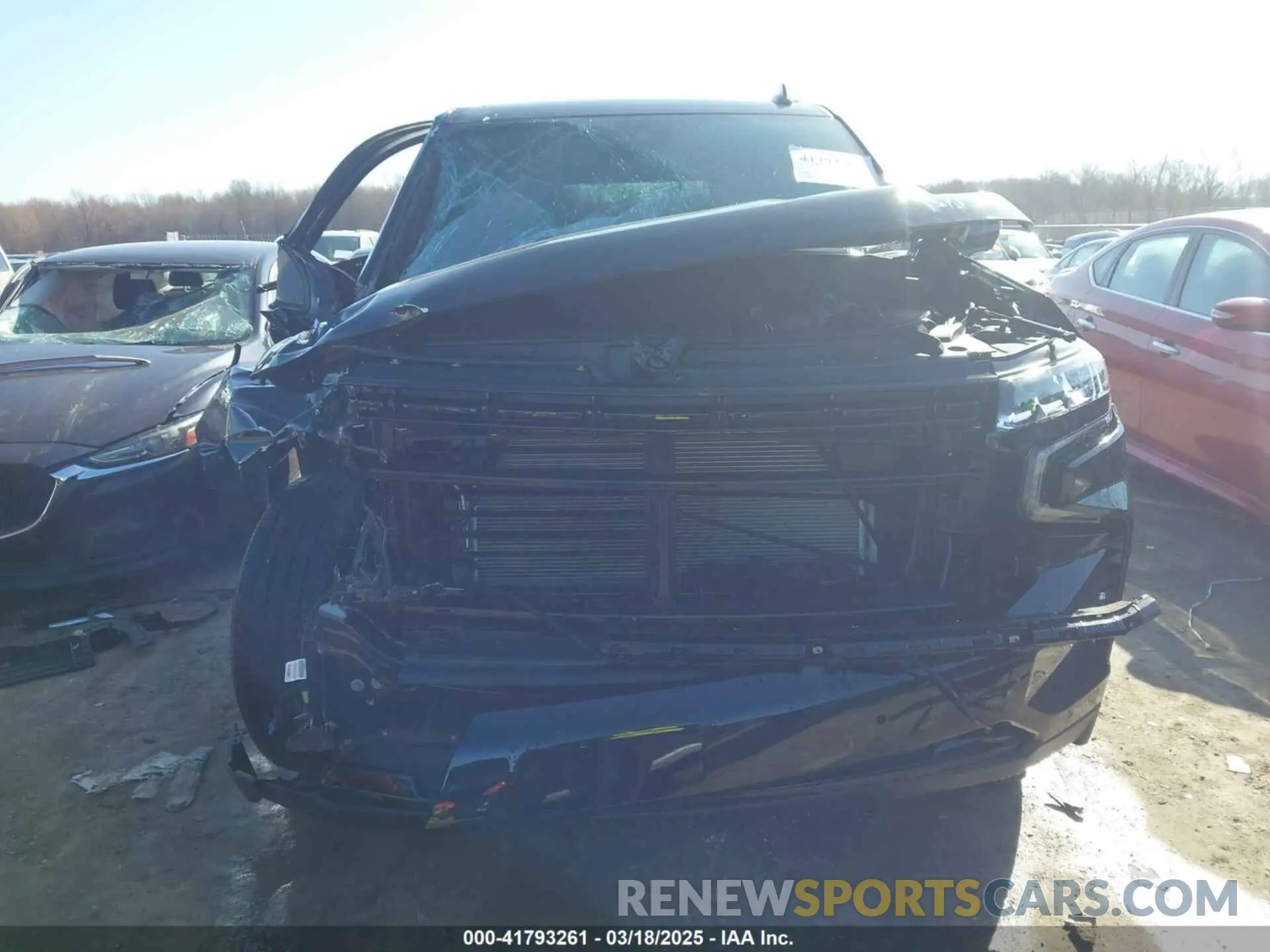 13 fotografías del automóvil dañado 1GNSKRKD0RR416850 CHEVROLET TAHOE 2024