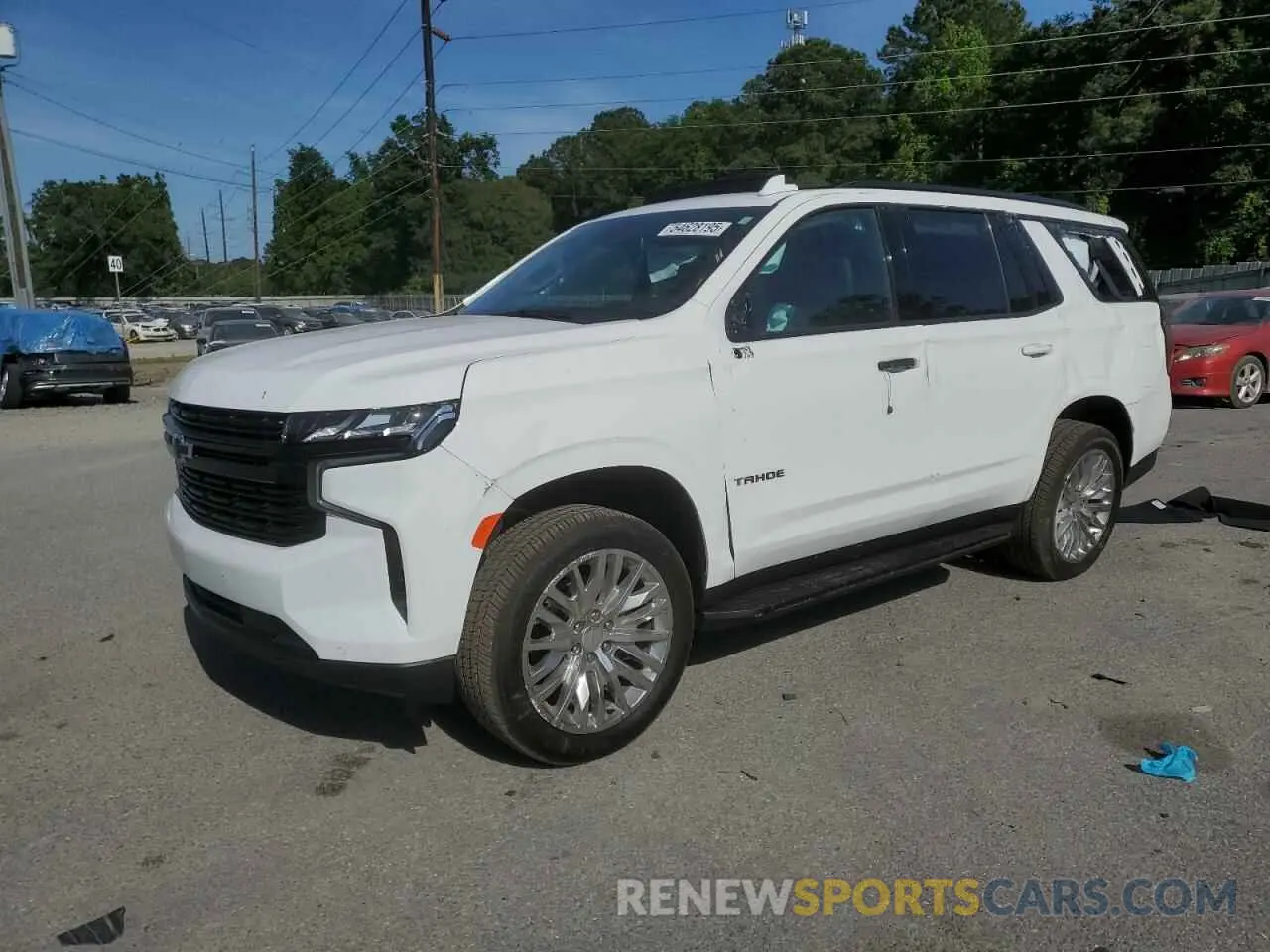 1 fotografías del automóvil dañado 1GNSKRKD1RR367044 CHEVROLET TAHOE 2024