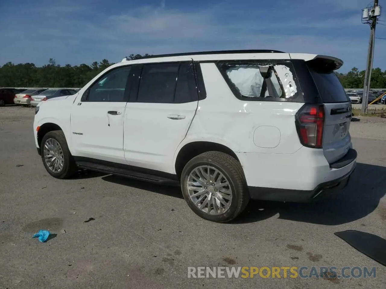 2 fotografías del automóvil dañado 1GNSKRKD1RR367044 CHEVROLET TAHOE 2024