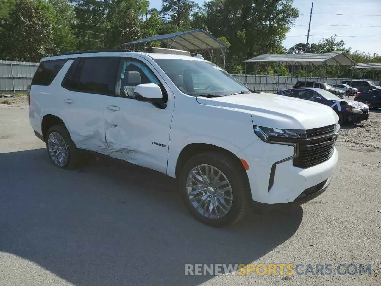 4 fotografías del automóvil dañado 1GNSKRKD1RR367044 CHEVROLET TAHOE 2024