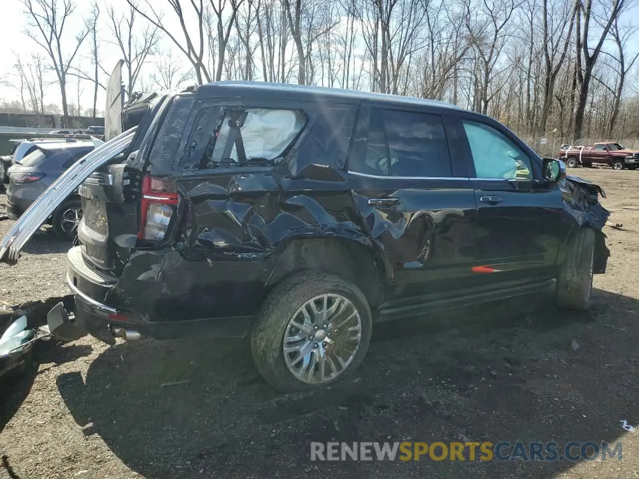 3 fotografías del automóvil dañado 1GNSKSKL5RR129776 CHEVROLET TAHOE 2024