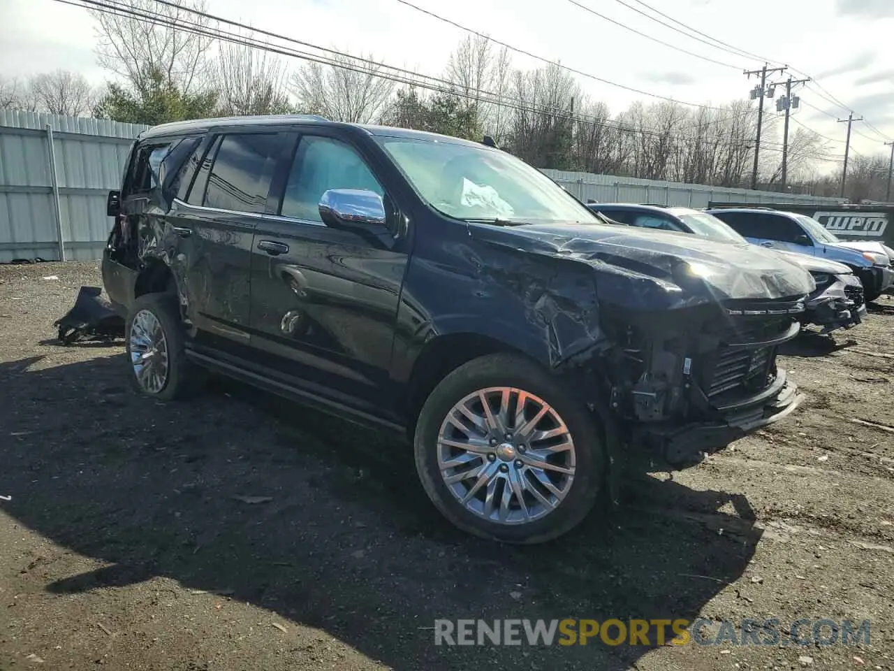 4 fotografías del automóvil dañado 1GNSKSKL5RR129776 CHEVROLET TAHOE 2024