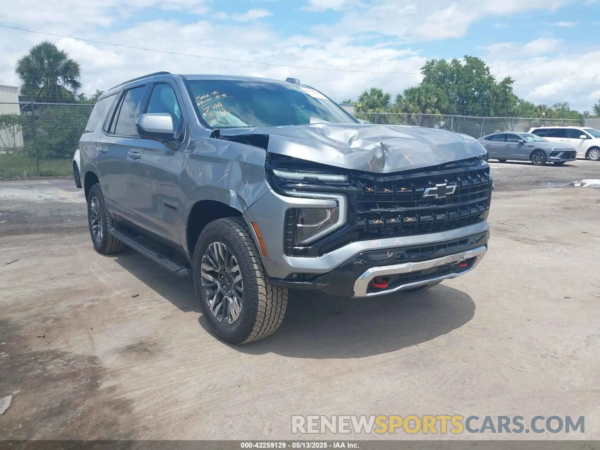 1 fotografías del automóvil dañado 1GNS6PRD3SR232930 CHEVROLET TAHOE 2025