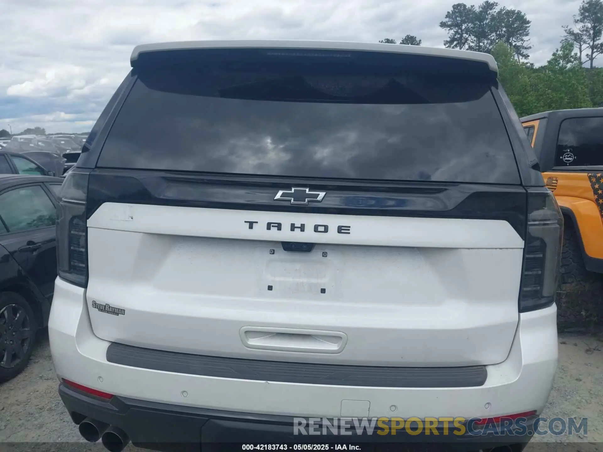 16 fotografías del automóvil dañado 1GNS6PRL3SR148260 CHEVROLET TAHOE 2025