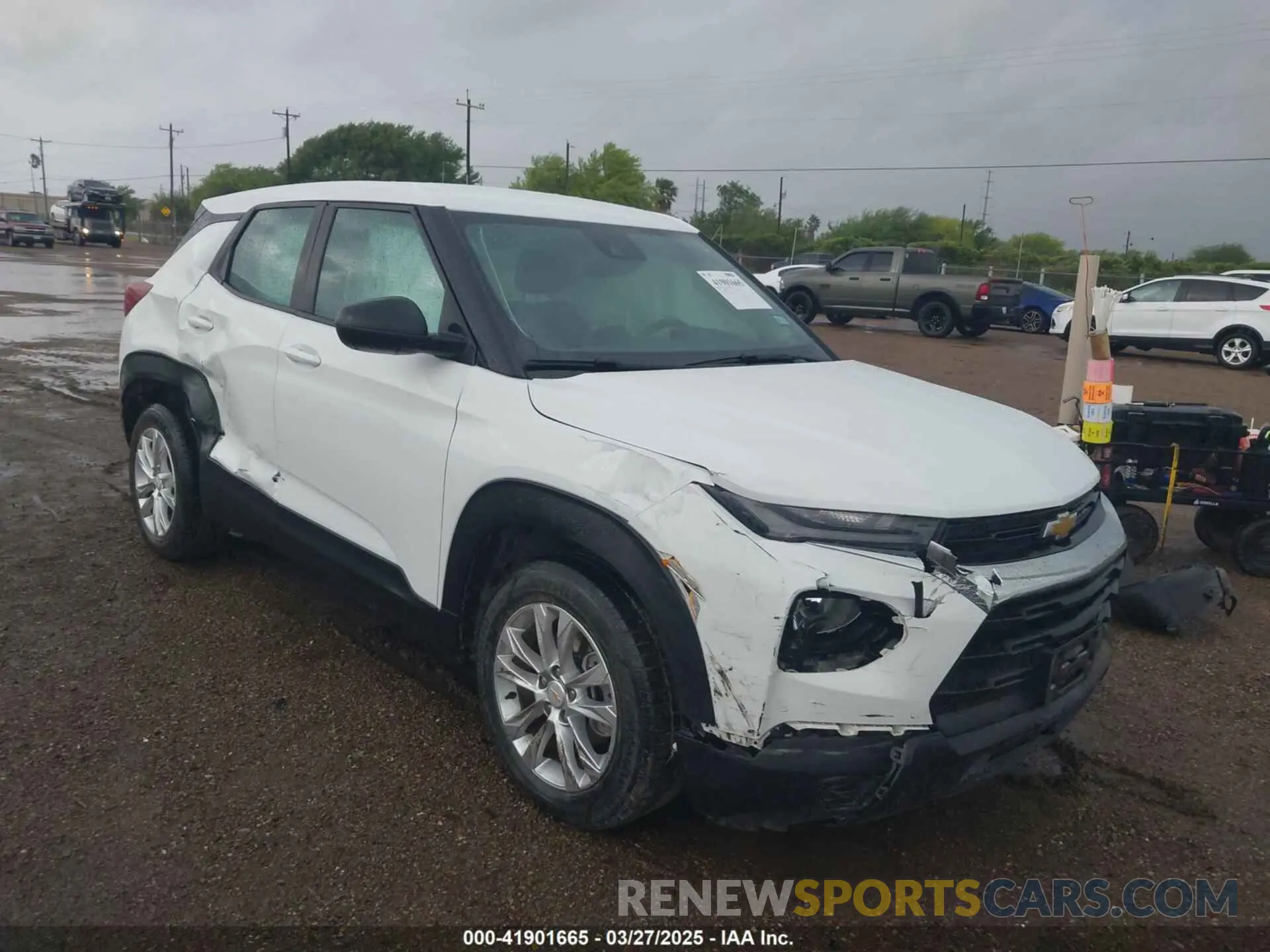 6 fotografías del automóvil dañado KL79MMS25MB164174 CHEVROLET TRAILBLAZER 2021