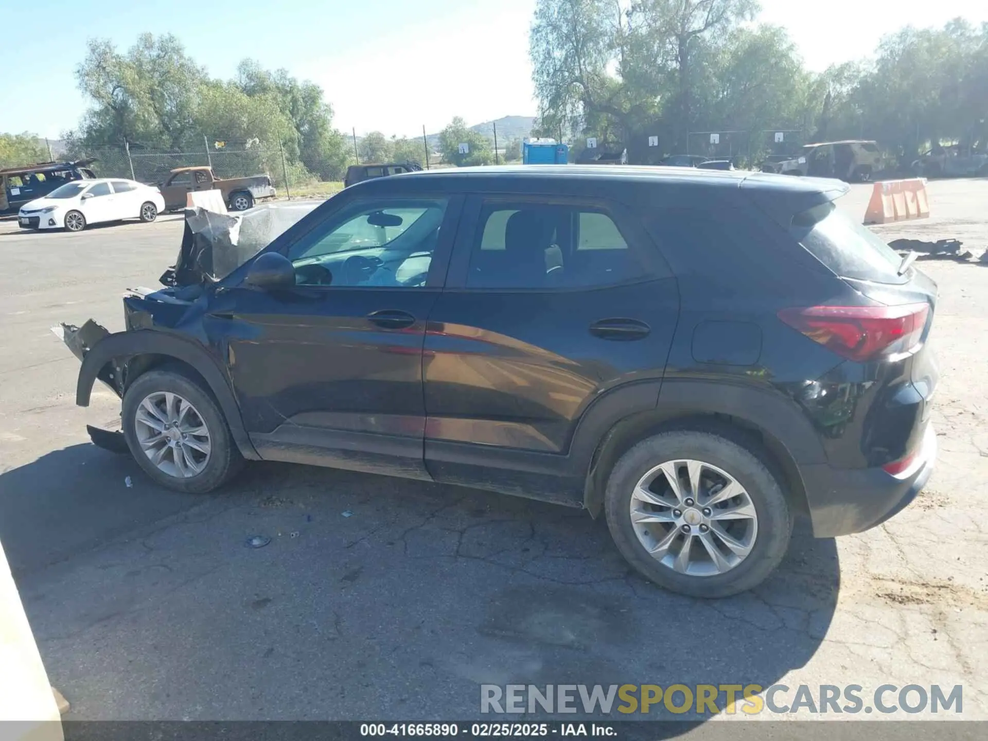 14 fotografías del automóvil dañado KL79MMS26MB099318 CHEVROLET TRAILBLAZER 2021