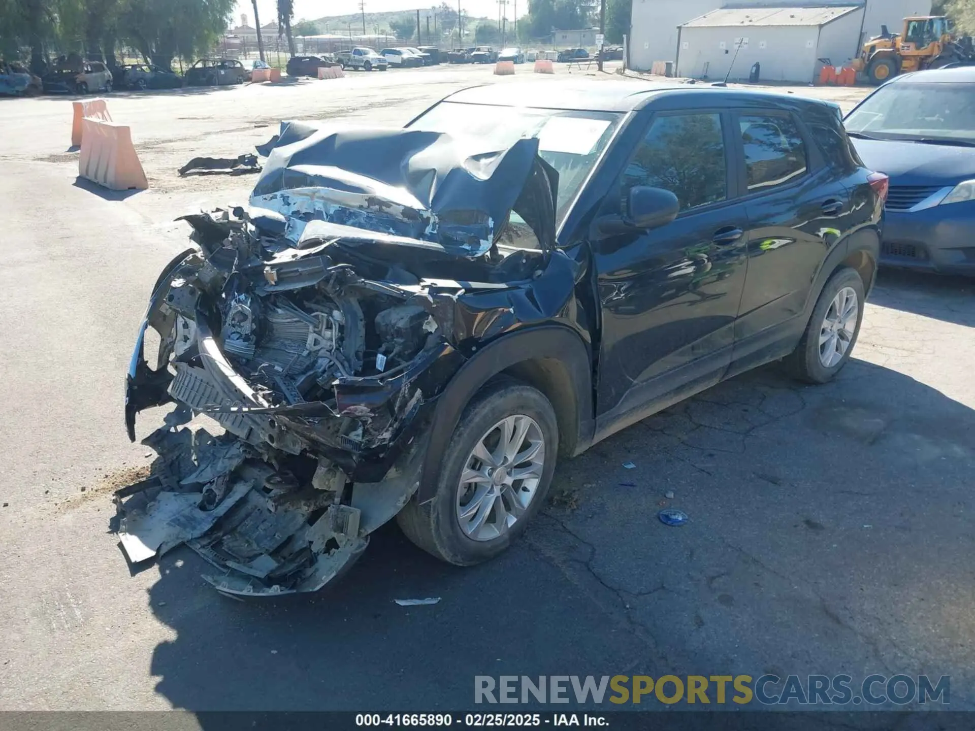 2 fotografías del automóvil dañado KL79MMS26MB099318 CHEVROLET TRAILBLAZER 2021