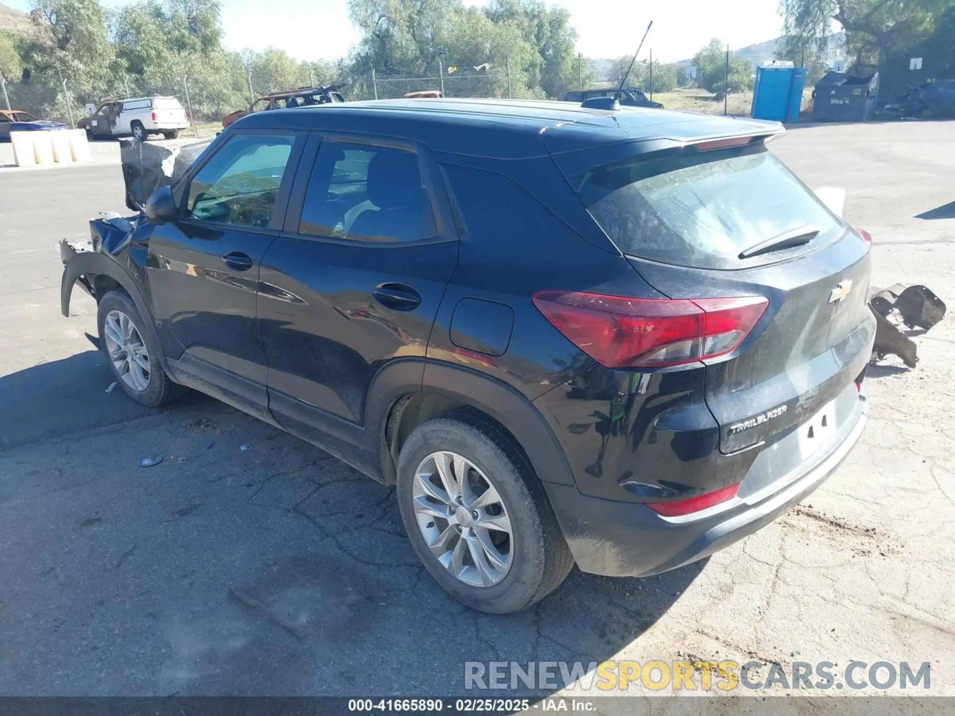 3 fotografías del automóvil dañado KL79MMS26MB099318 CHEVROLET TRAILBLAZER 2021