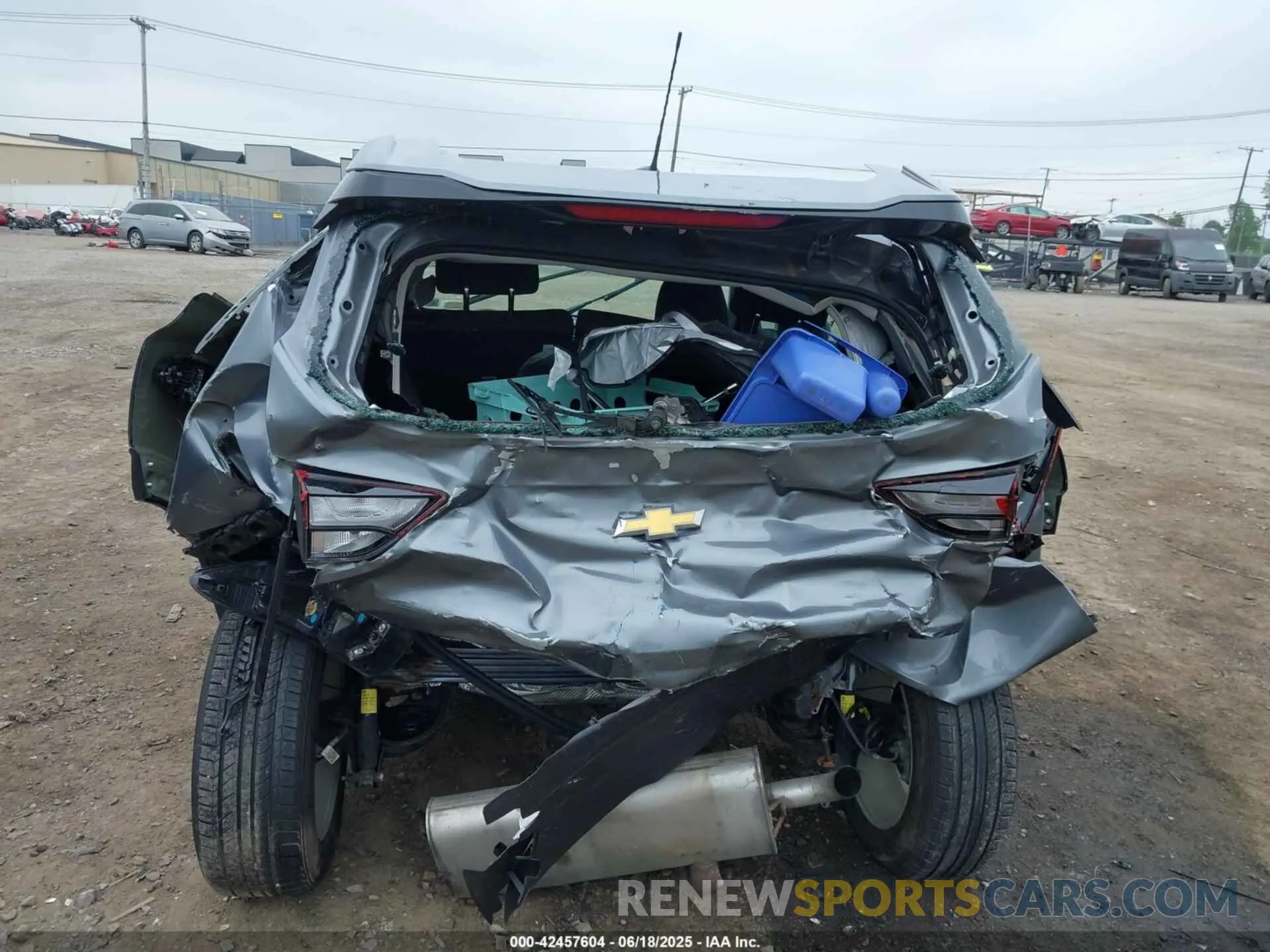 6 fotografías del automóvil dañado KL79MMS2XMB008728 CHEVROLET TRAILBLAZER 2021