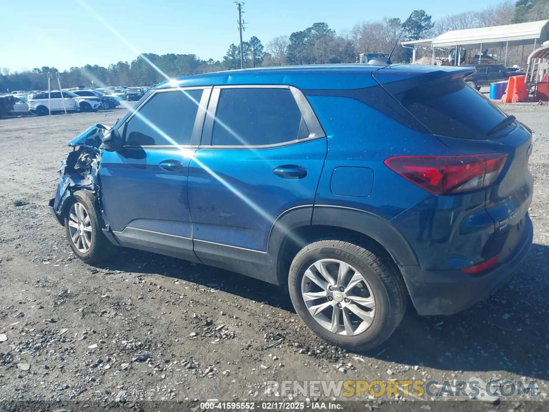 3 fotografías del automóvil dañado KL79MNSL4MB084184 CHEVROLET TRAILBLAZER 2021