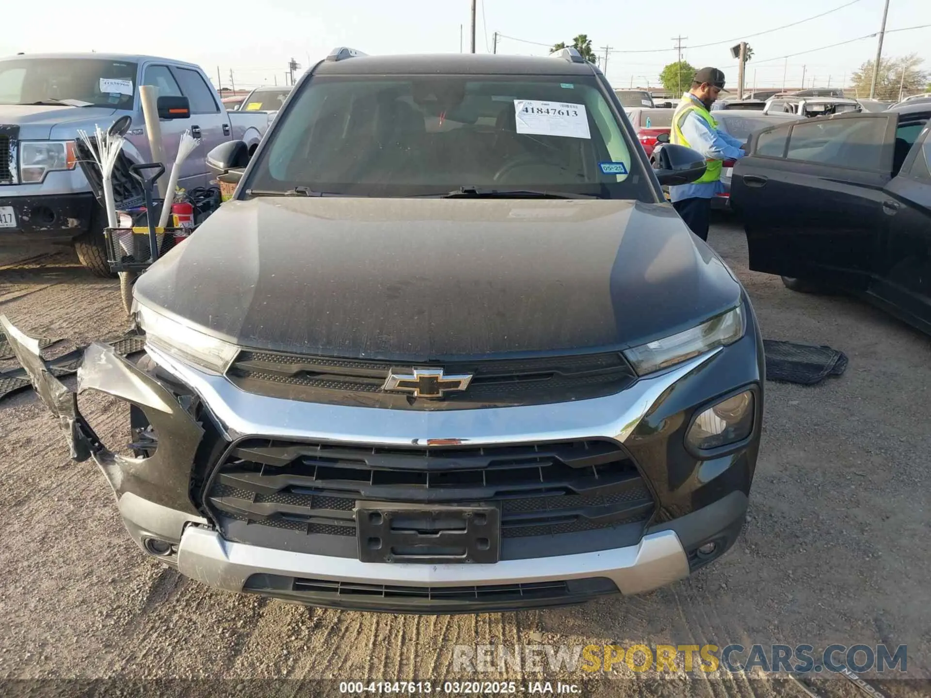 13 fotografías del automóvil dañado KL79MPS20MB040640 CHEVROLET TRAILBLAZER 2021