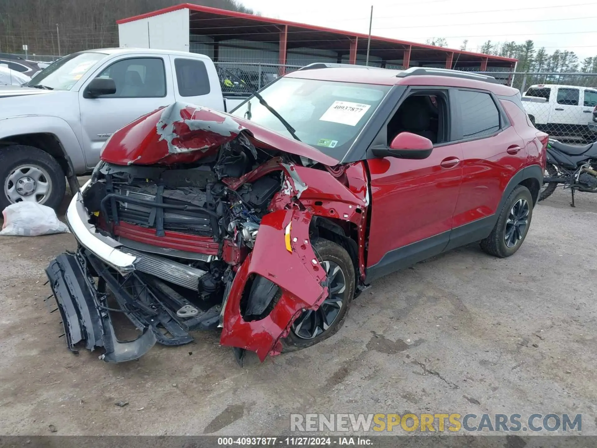 2 fotografías del automóvil dañado KL79MPS26MB065526 CHEVROLET TRAILBLAZER 2021