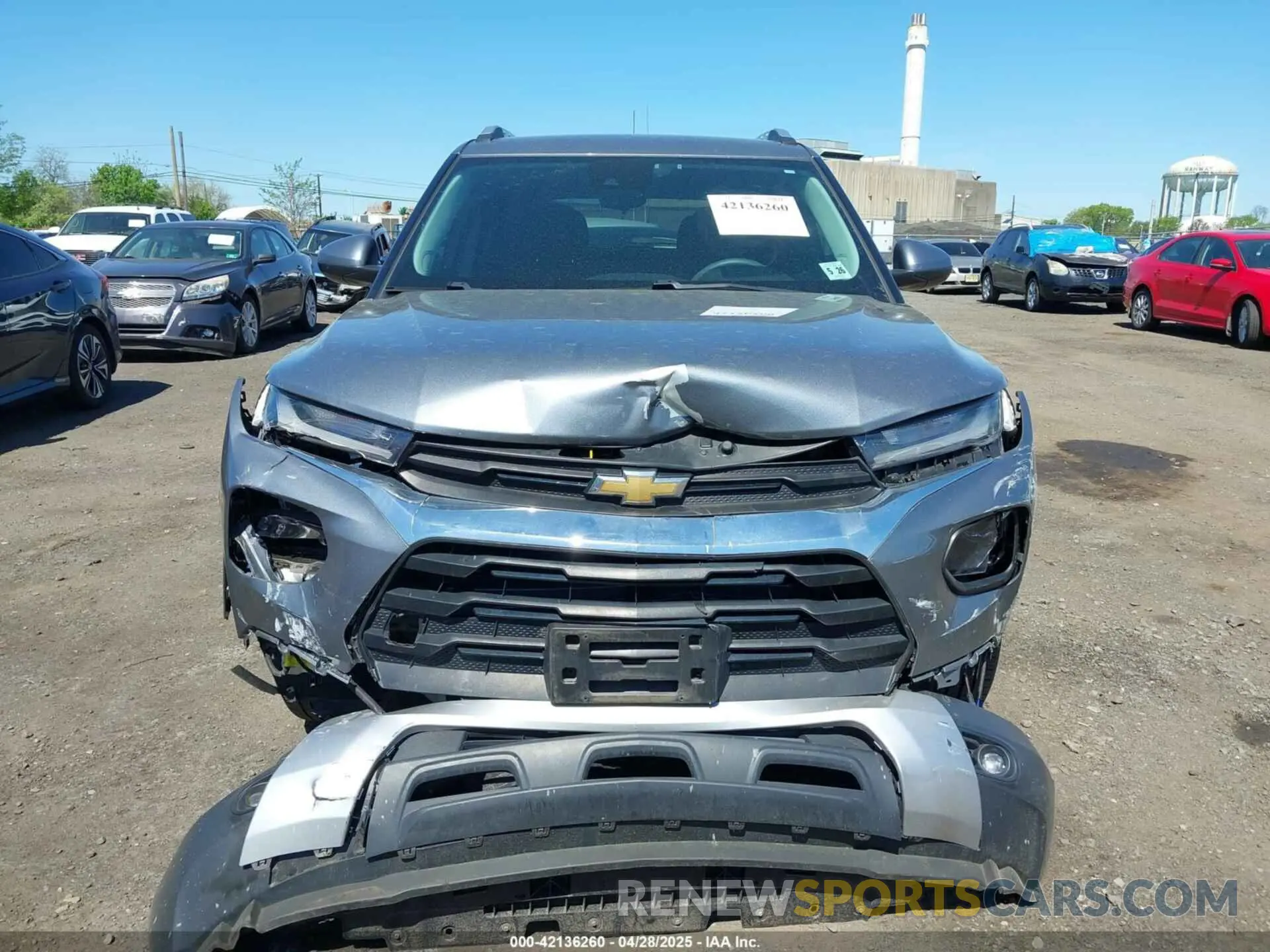 12 fotografías del automóvil dañado KL79MPS29MB112757 CHEVROLET TRAILBLAZER 2021