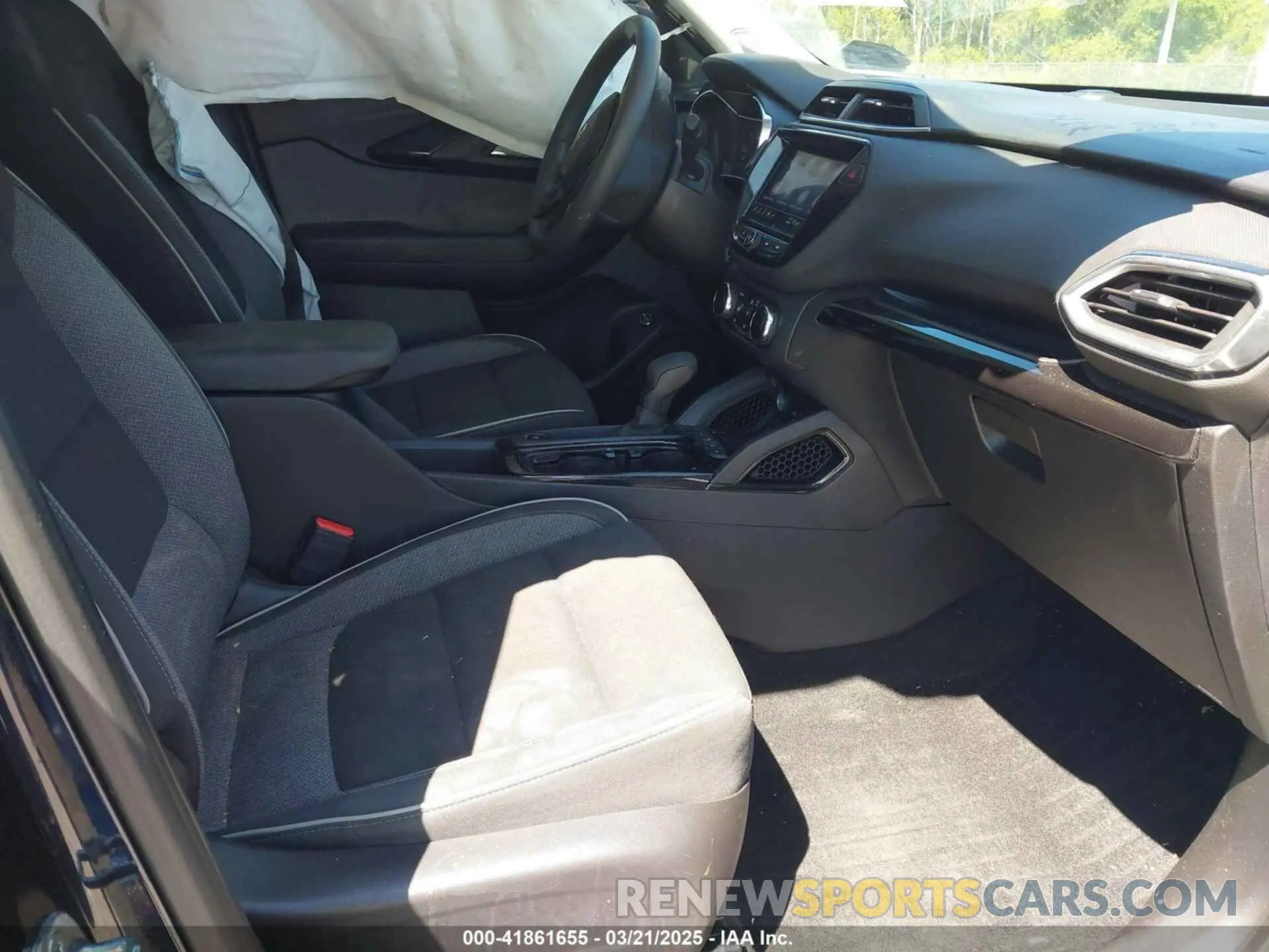 5 fotografías del automóvil dañado KL79MPSL2MB141459 CHEVROLET TRAILBLAZER 2021