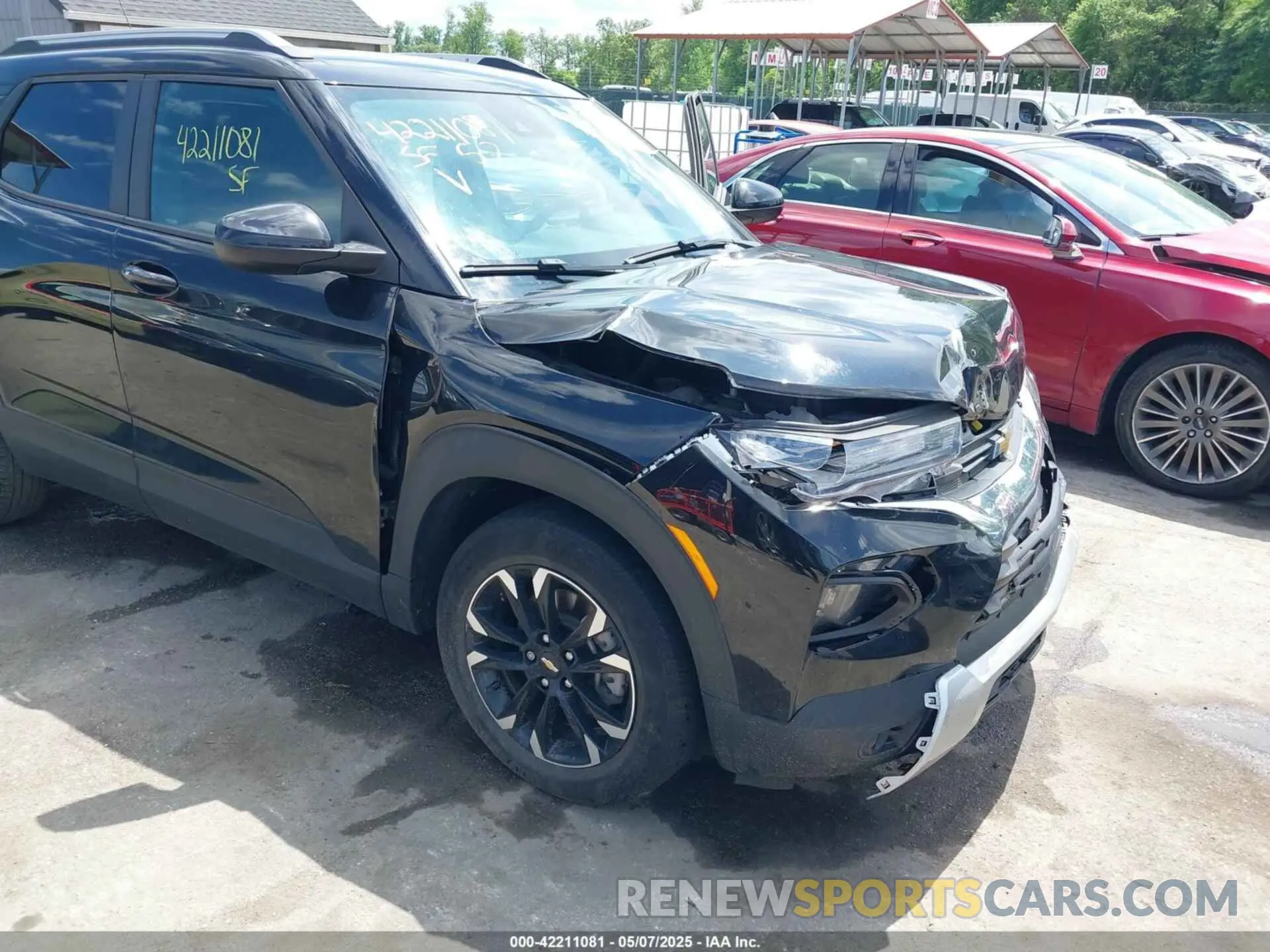 17 fotografías del automóvil dañado KL79MPSL2MB155183 CHEVROLET TRAILBLAZER 2021