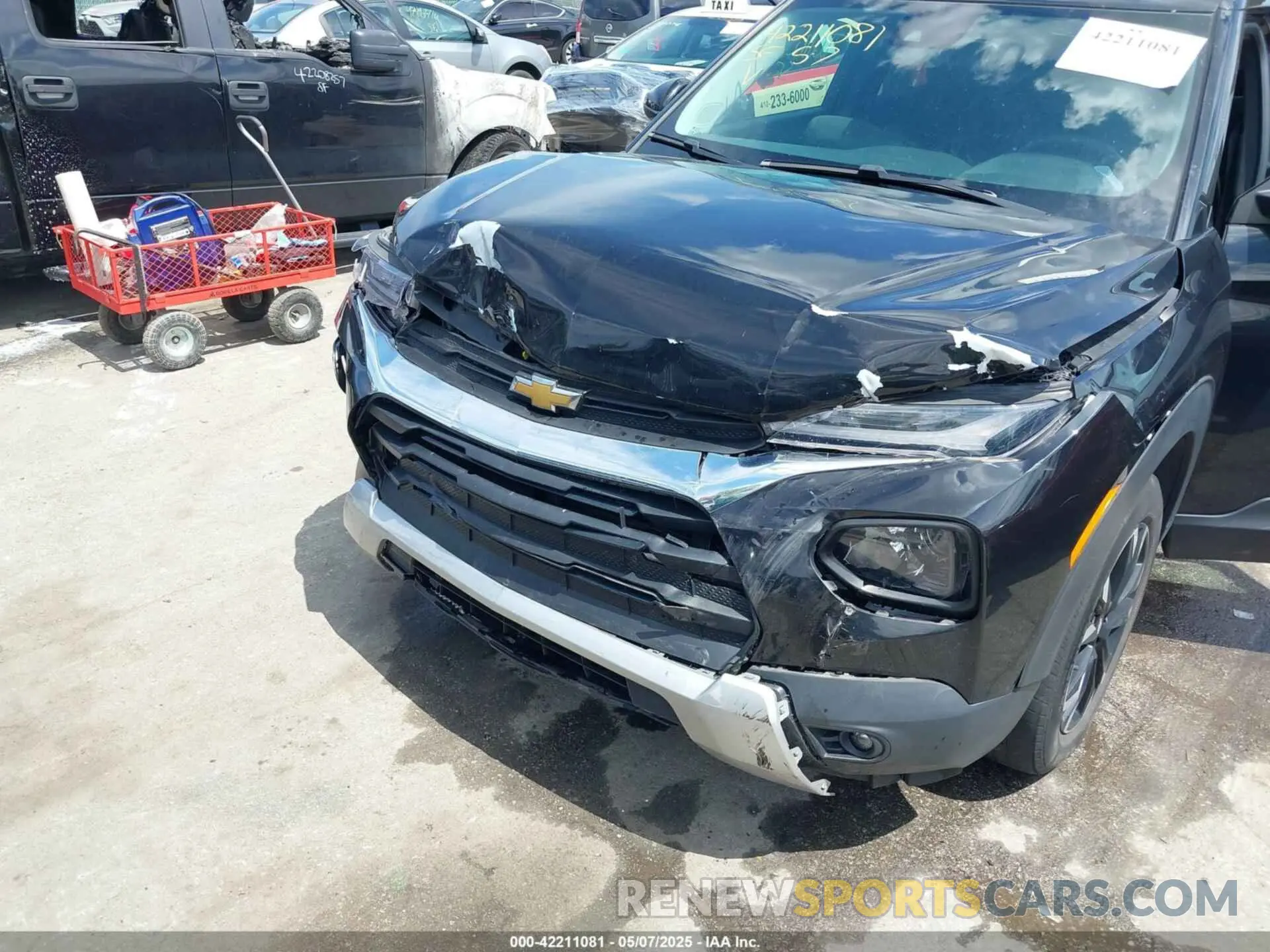 6 fotografías del automóvil dañado KL79MPSL2MB155183 CHEVROLET TRAILBLAZER 2021