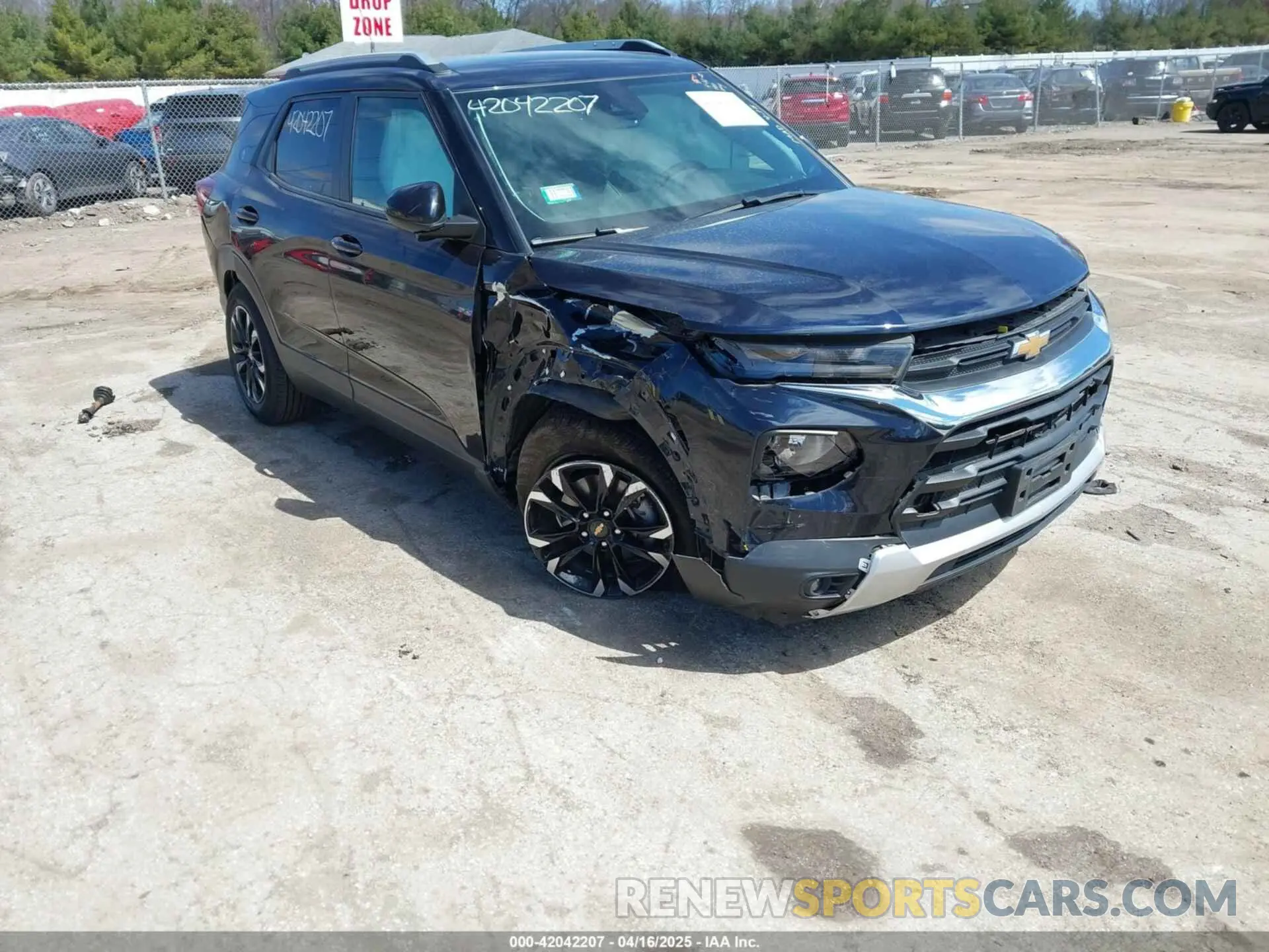 1 fotografías del automóvil dañado KL79MPSL4MB139647 CHEVROLET TRAILBLAZER 2021