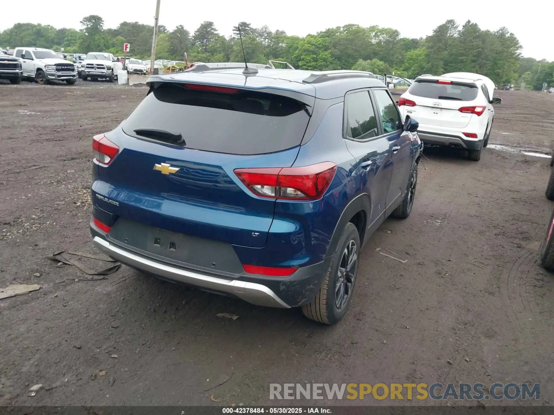 4 fotografías del automóvil dañado KL79MPSL7MB134118 CHEVROLET TRAILBLAZER 2021