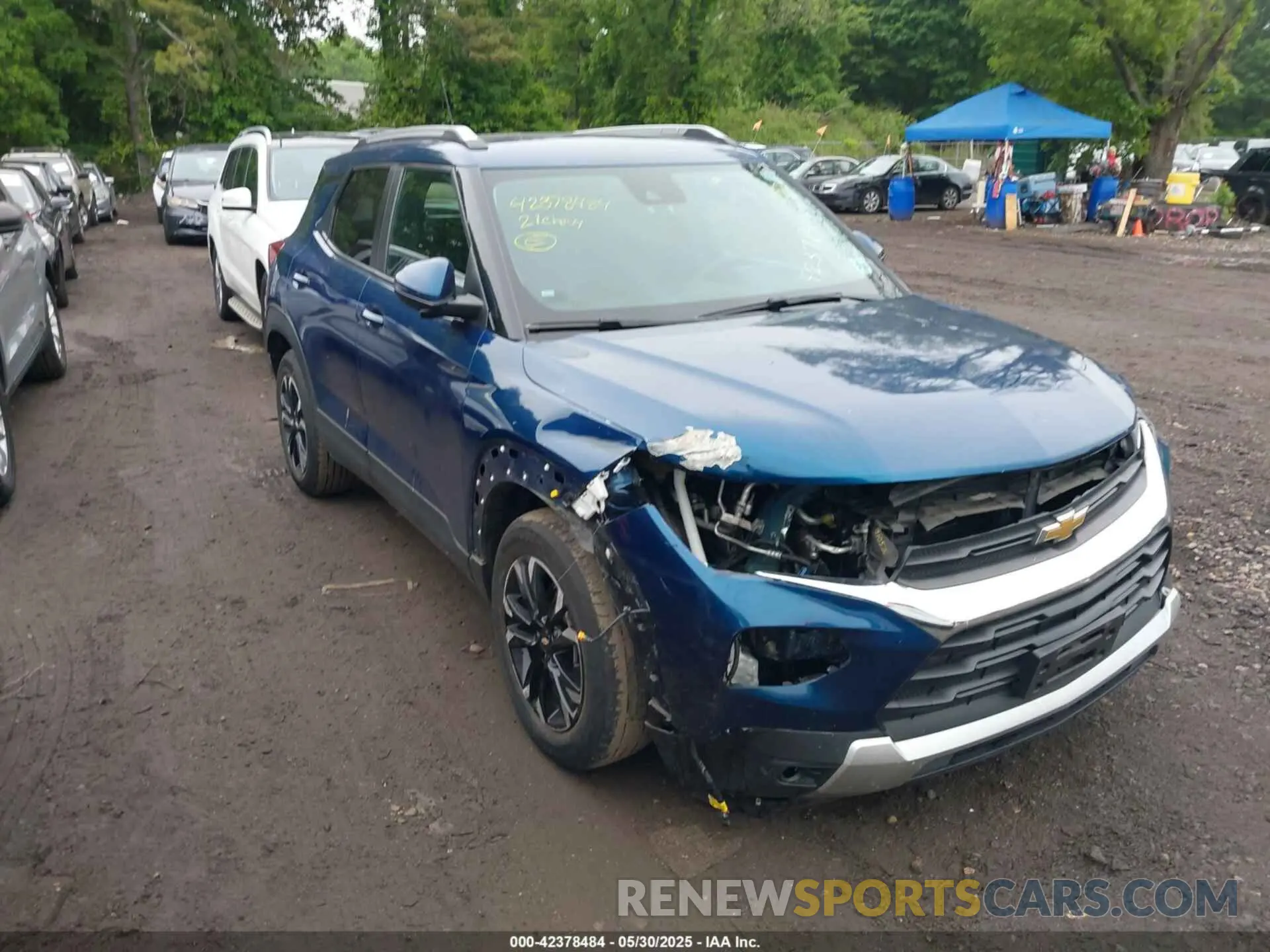 6 fotografías del automóvil dañado KL79MPSL7MB134118 CHEVROLET TRAILBLAZER 2021