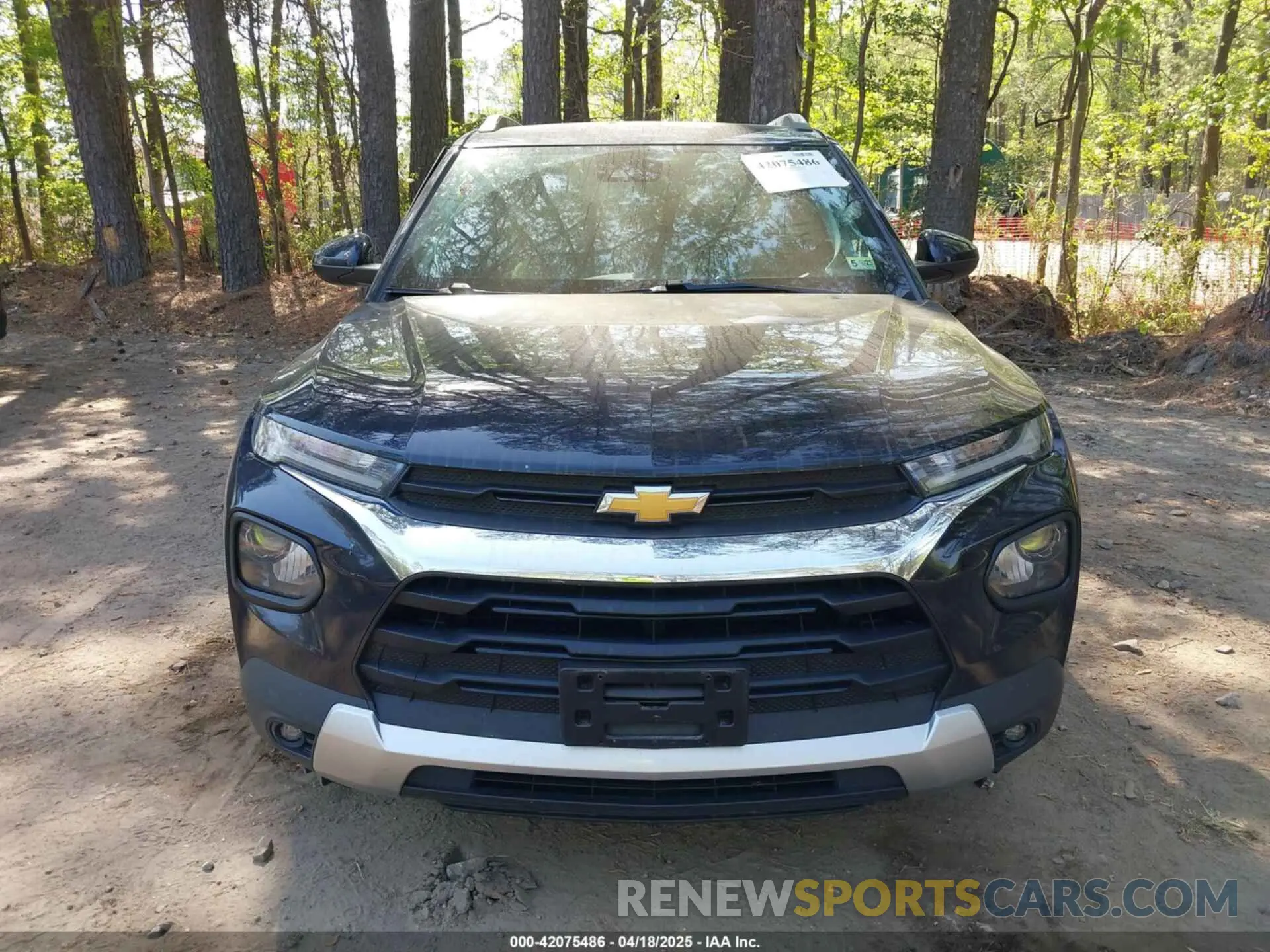 12 fotografías del automóvil dañado KL79MPSL9MB123301 CHEVROLET TRAILBLAZER 2021
