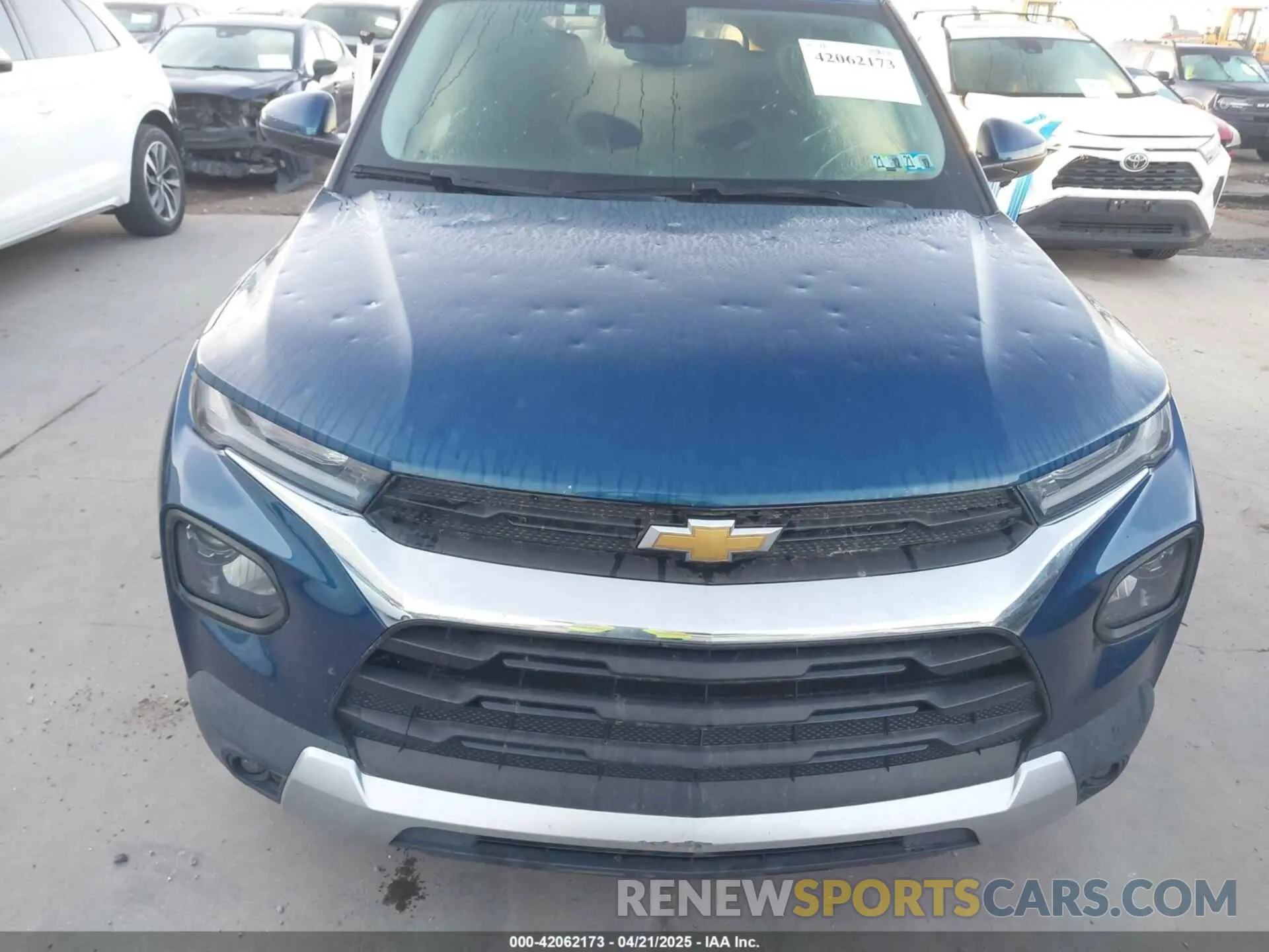 6 fotografías del automóvil dañado KL79MRSL0MB060309 CHEVROLET TRAILBLAZER 2021