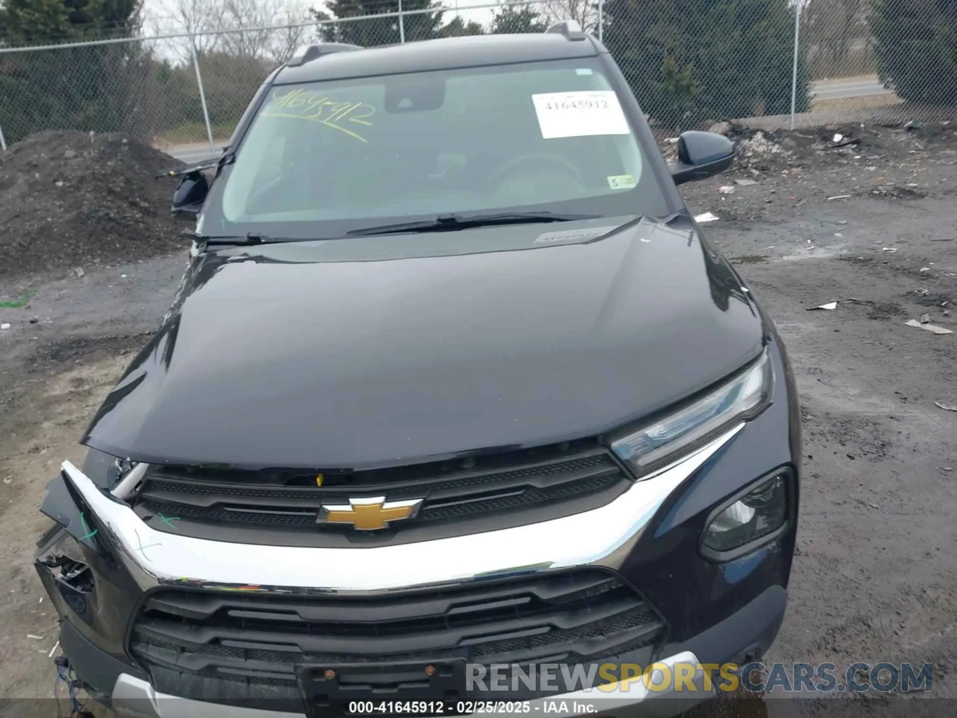 12 fotografías del automóvil dañado KL79MRSL8MB013240 CHEVROLET TRAILBLAZER 2021