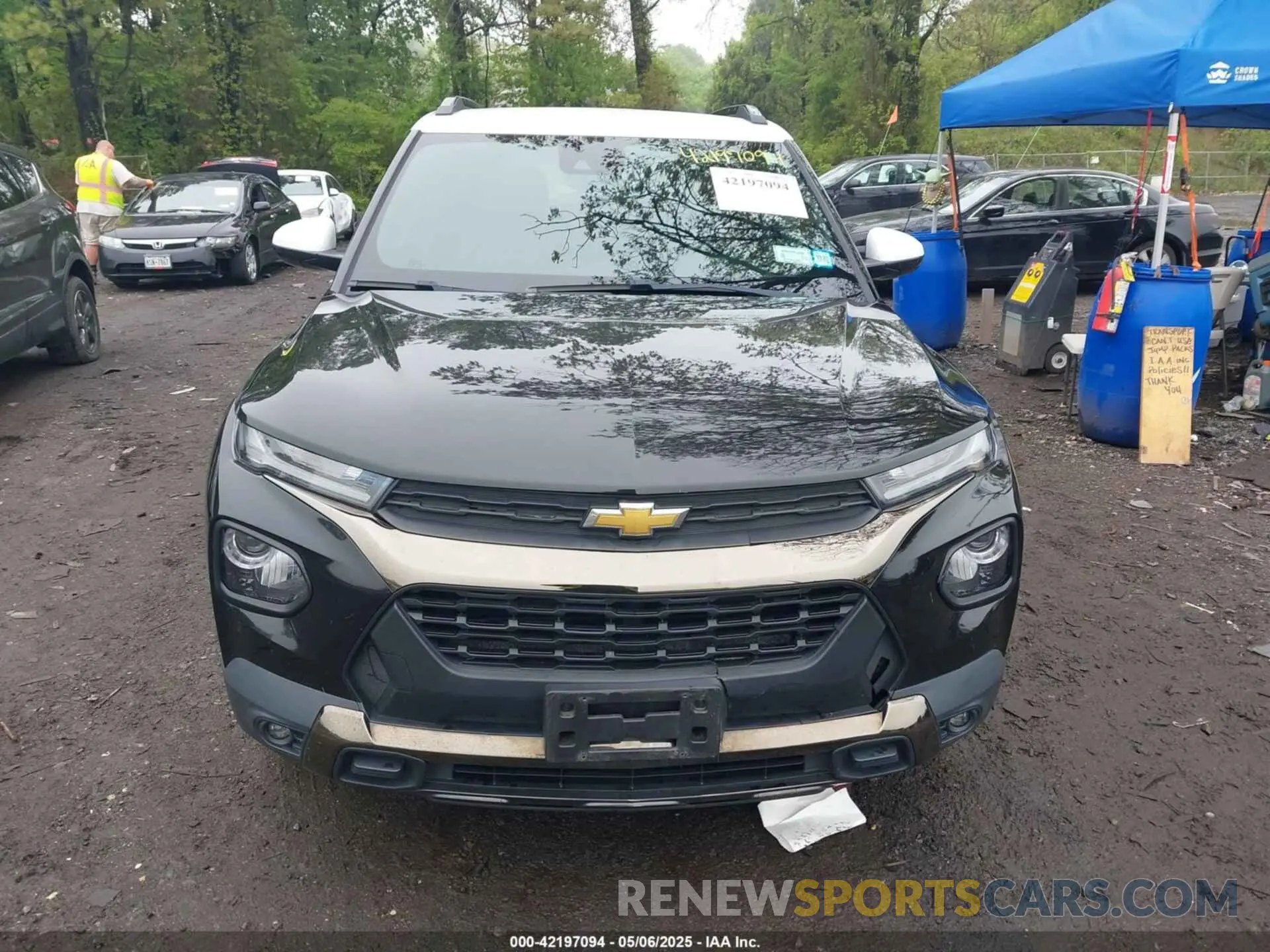 6 fotografías del automóvil dañado KL79MSSL2MB016304 CHEVROLET TRAILBLAZER 2021