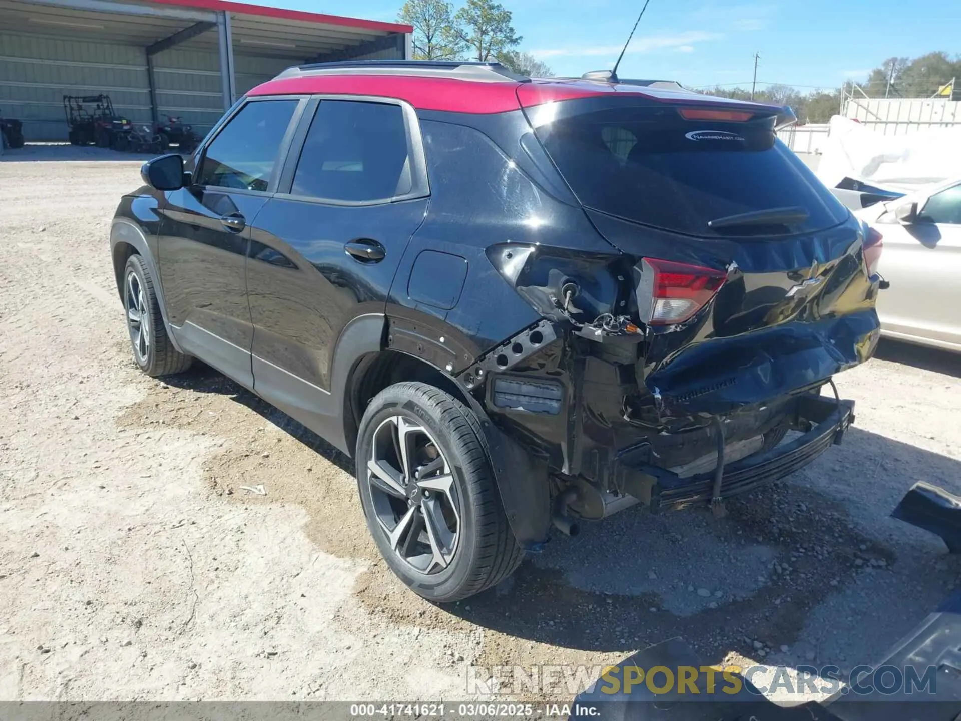 3 fotografías del automóvil dañado KL79MTSL2MB158142 CHEVROLET TRAILBLAZER 2021