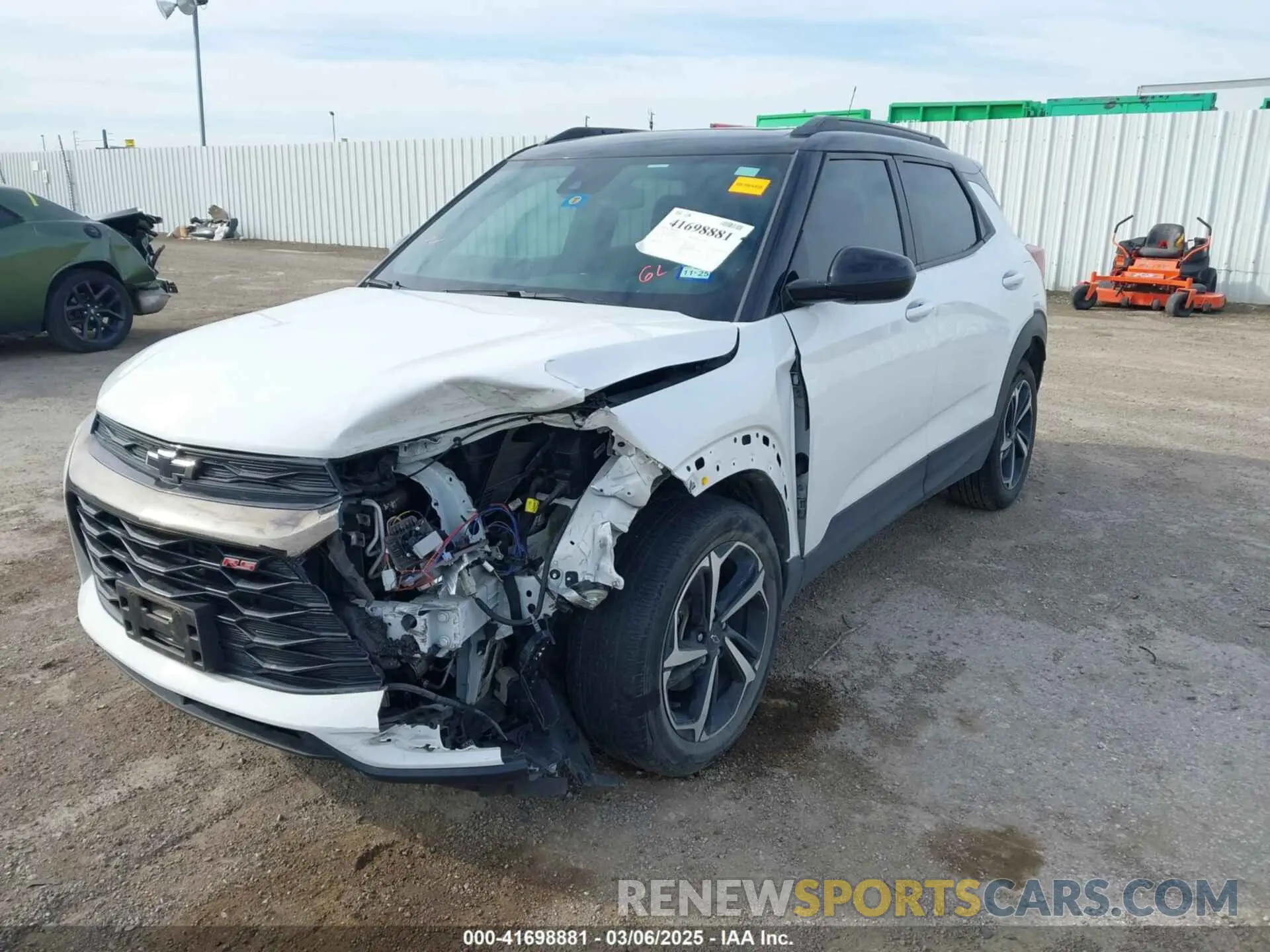 6 fotografías del automóvil dañado KL79MTSL2MB163941 CHEVROLET TRAILBLAZER 2021