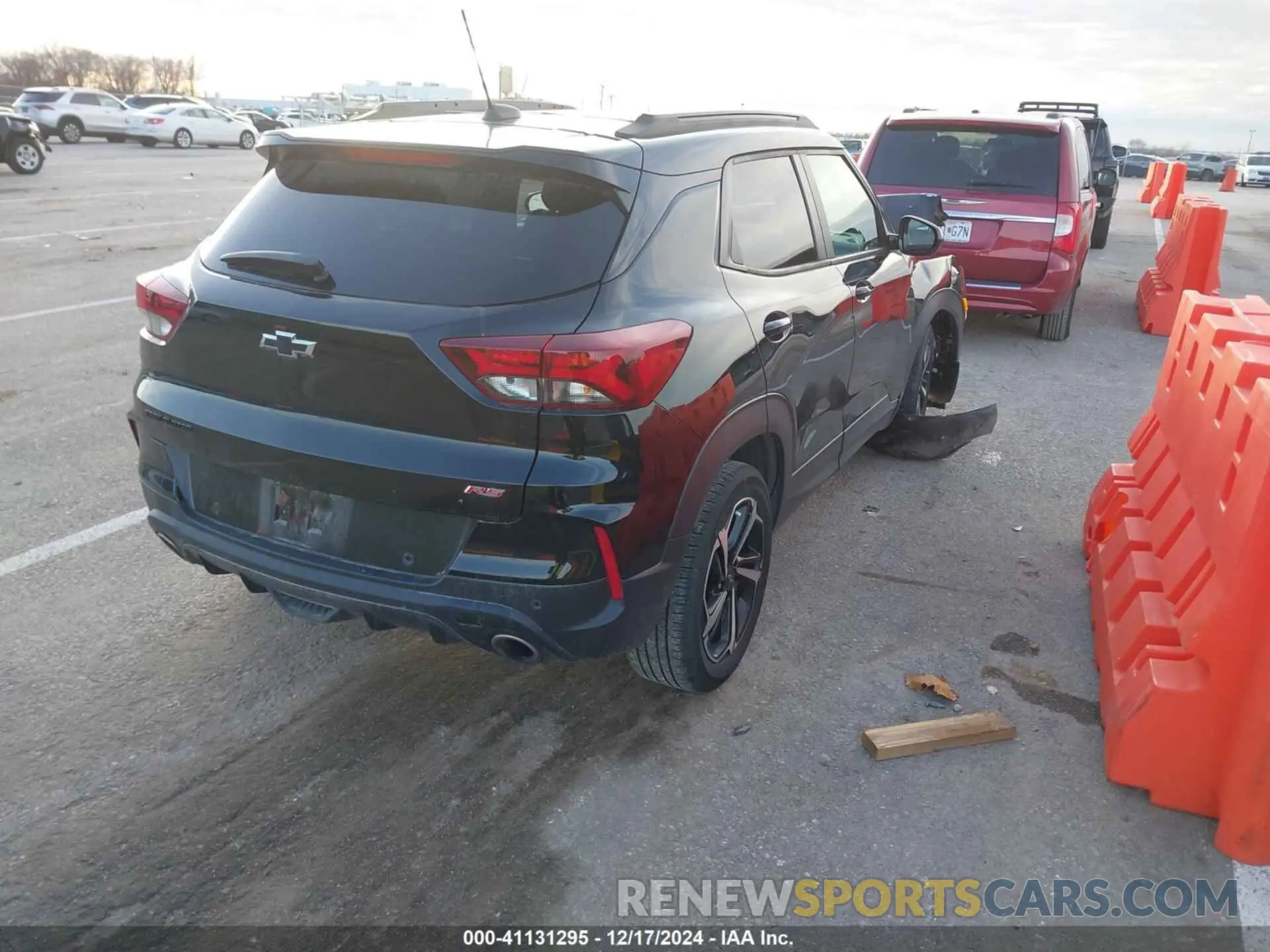 4 fotografías del automóvil dañado KL79MTSL4MB078003 CHEVROLET TRAILBLAZER 2021