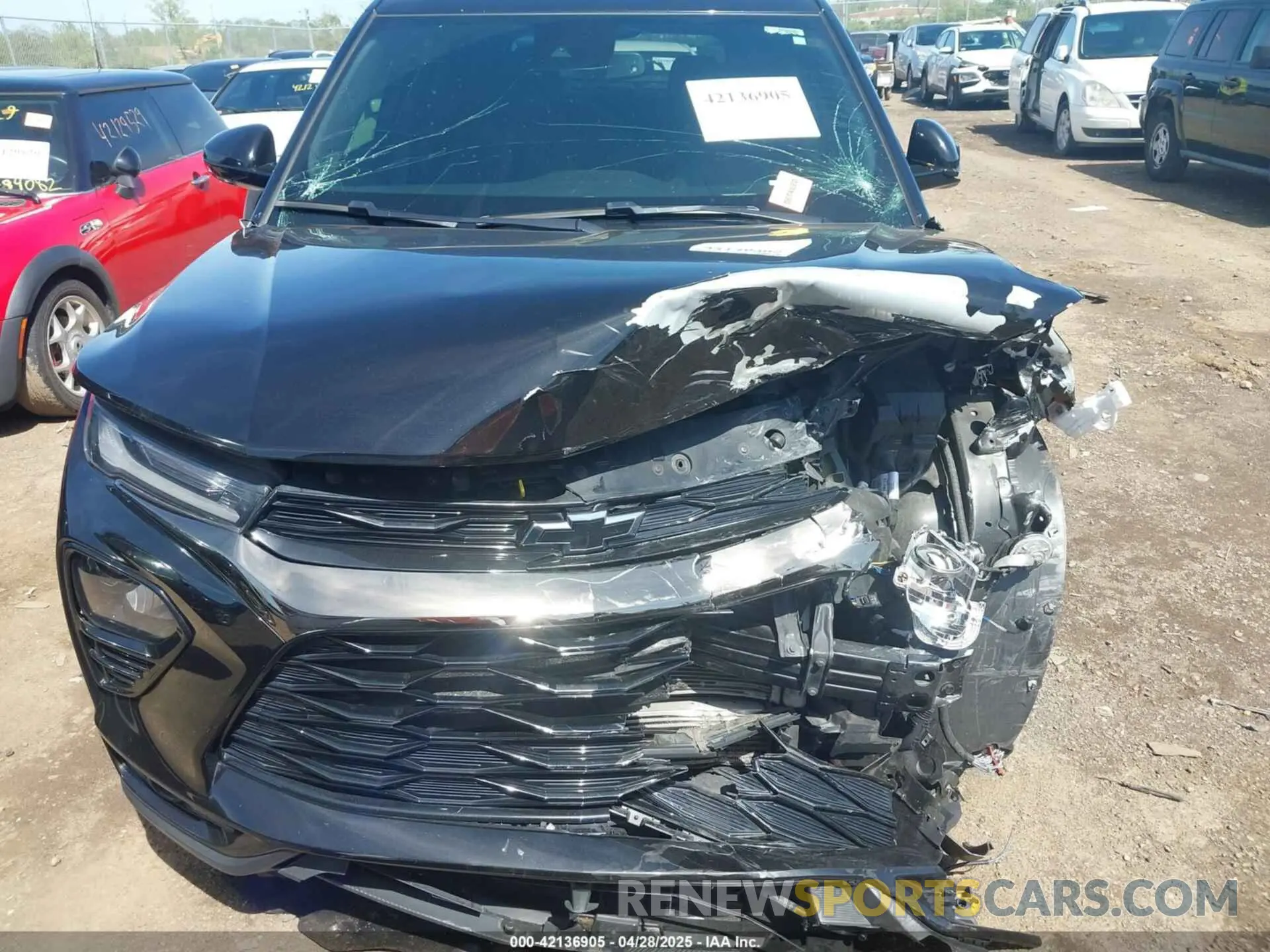 13 fotografías del automóvil dañado KL79MTSL5MB056835 CHEVROLET TRAILBLAZER 2021