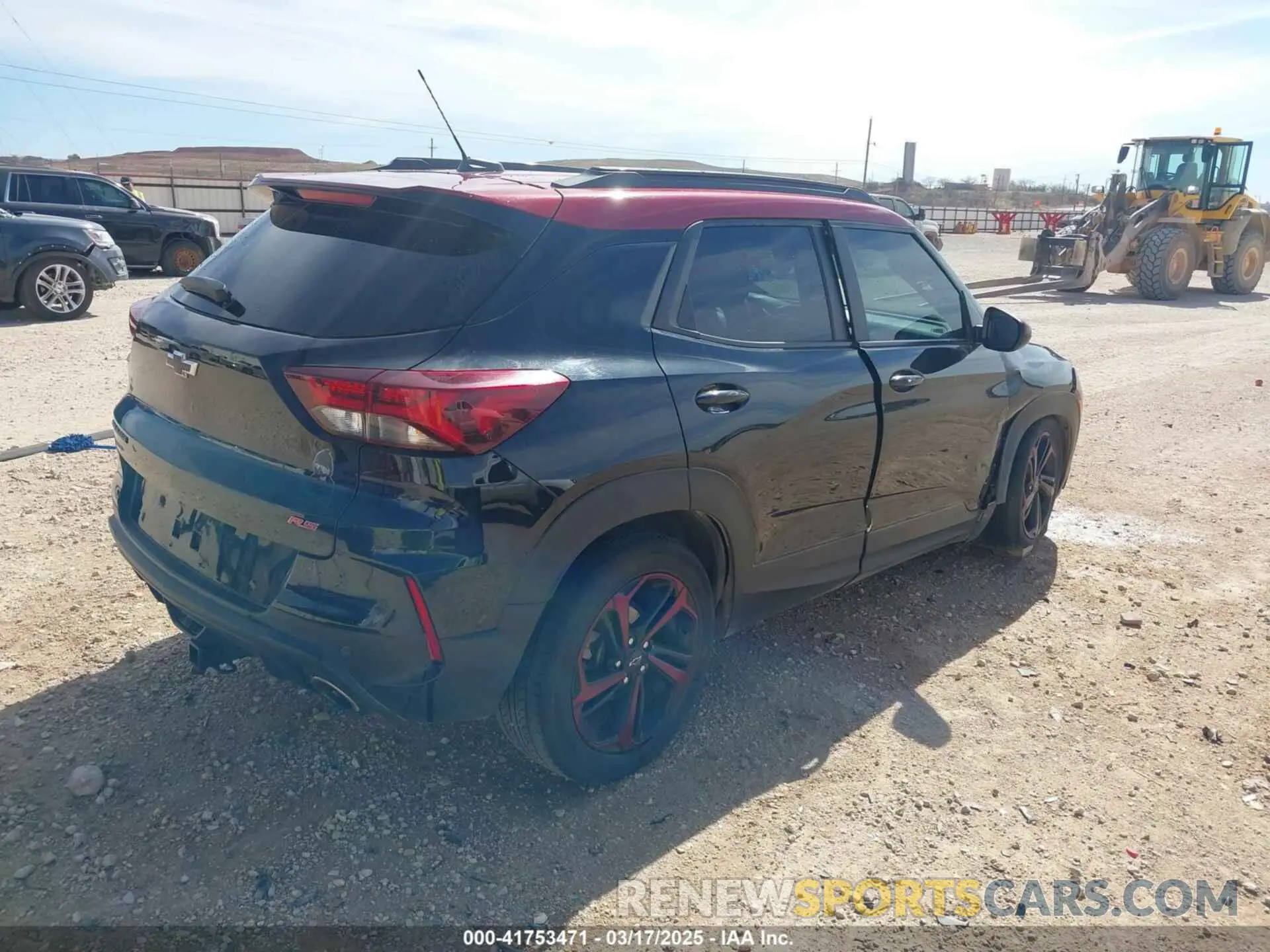 4 fotografías del automóvil dañado KL79MTSL7MB092543 CHEVROLET TRAILBLAZER 2021