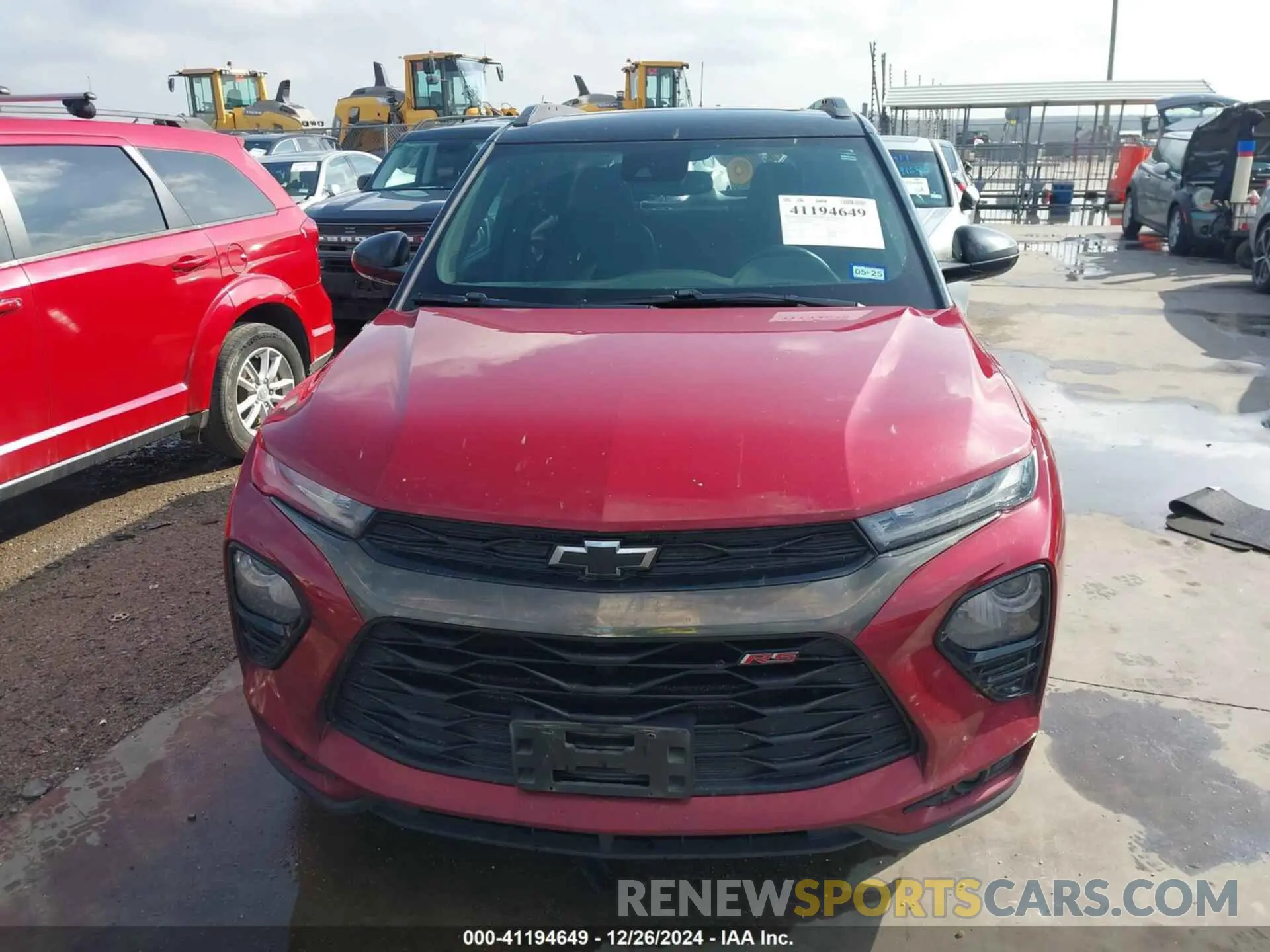 12 fotografías del automóvil dañado KL79MTSL8MB082779 CHEVROLET TRAILBLAZER 2021