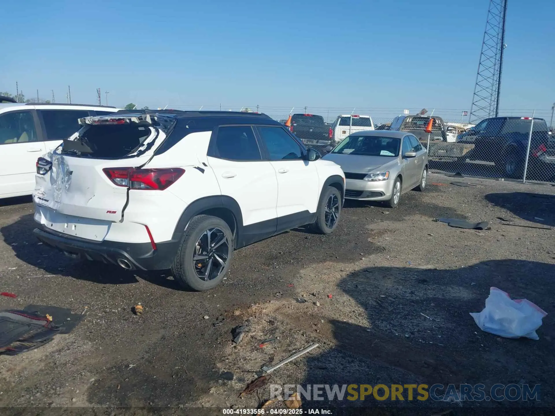 4 fotografías del automóvil dañado KL79MTSL9MB023160 CHEVROLET TRAILBLAZER 2021