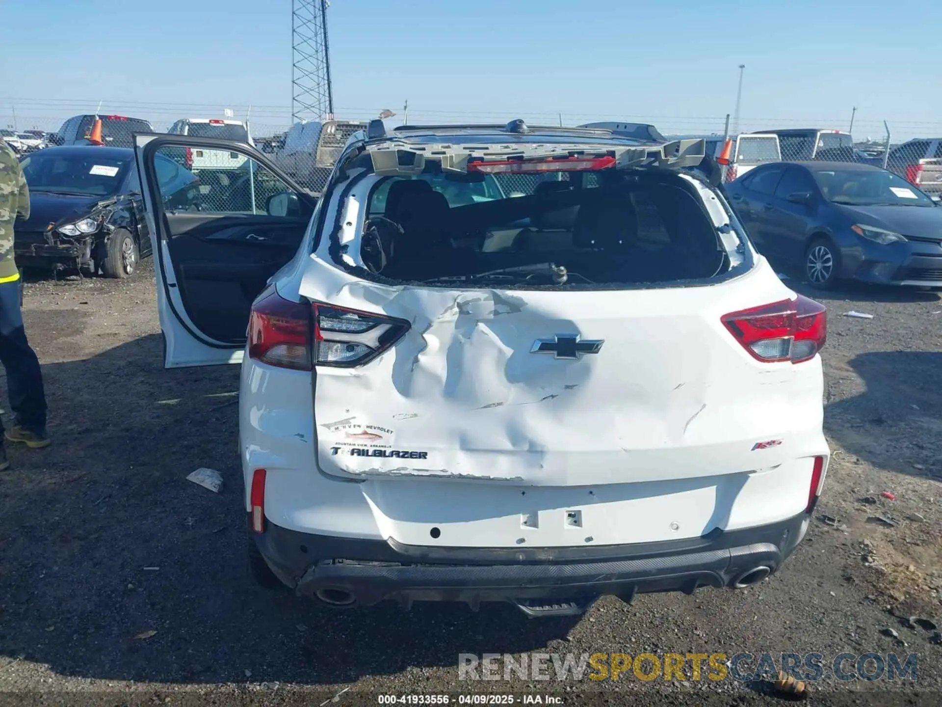 6 fotografías del automóvil dañado KL79MTSL9MB023160 CHEVROLET TRAILBLAZER 2021