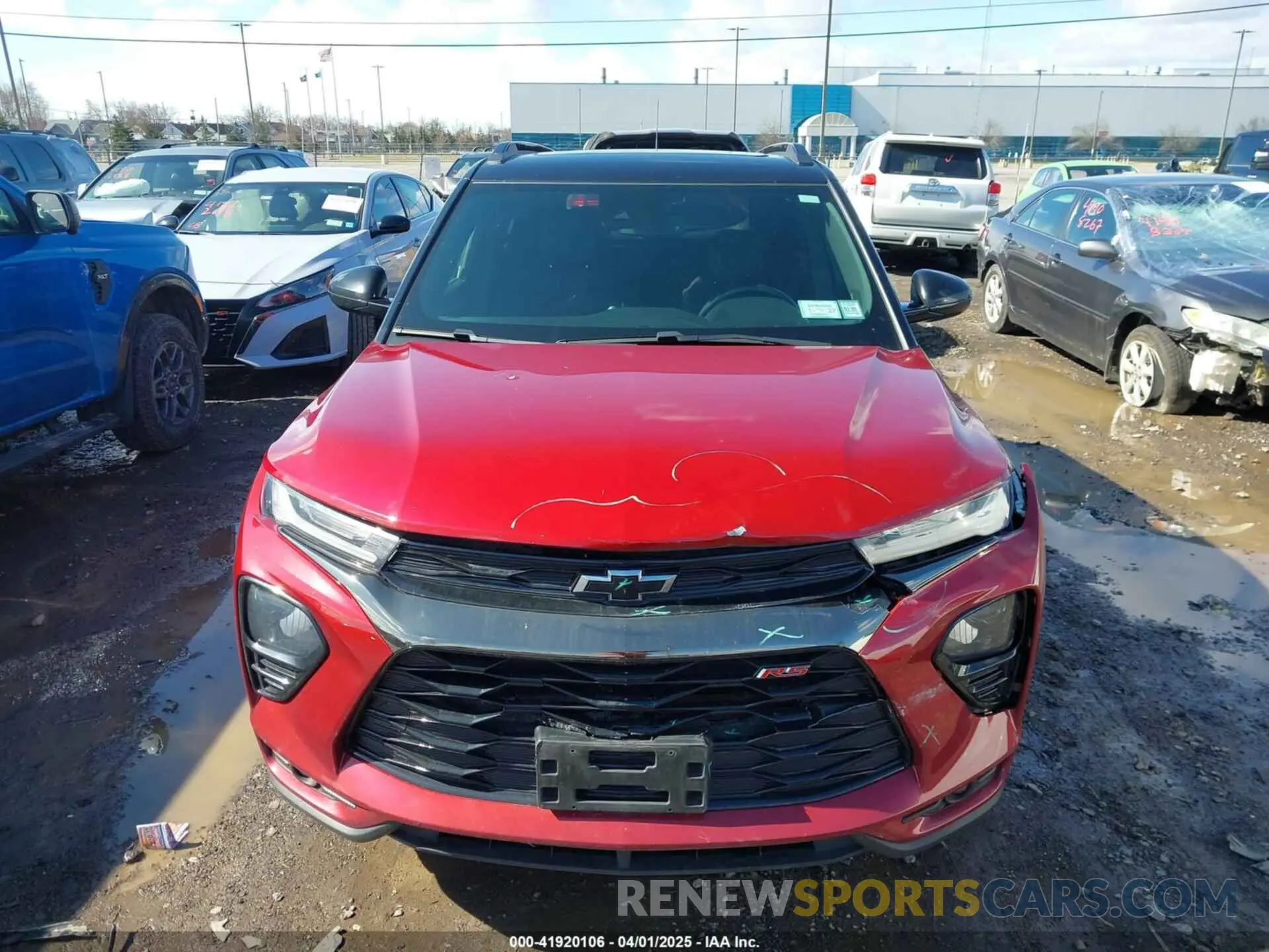 12 fotografías del automóvil dañado KL79MUSL1MB065103 CHEVROLET TRAILBLAZER 2021