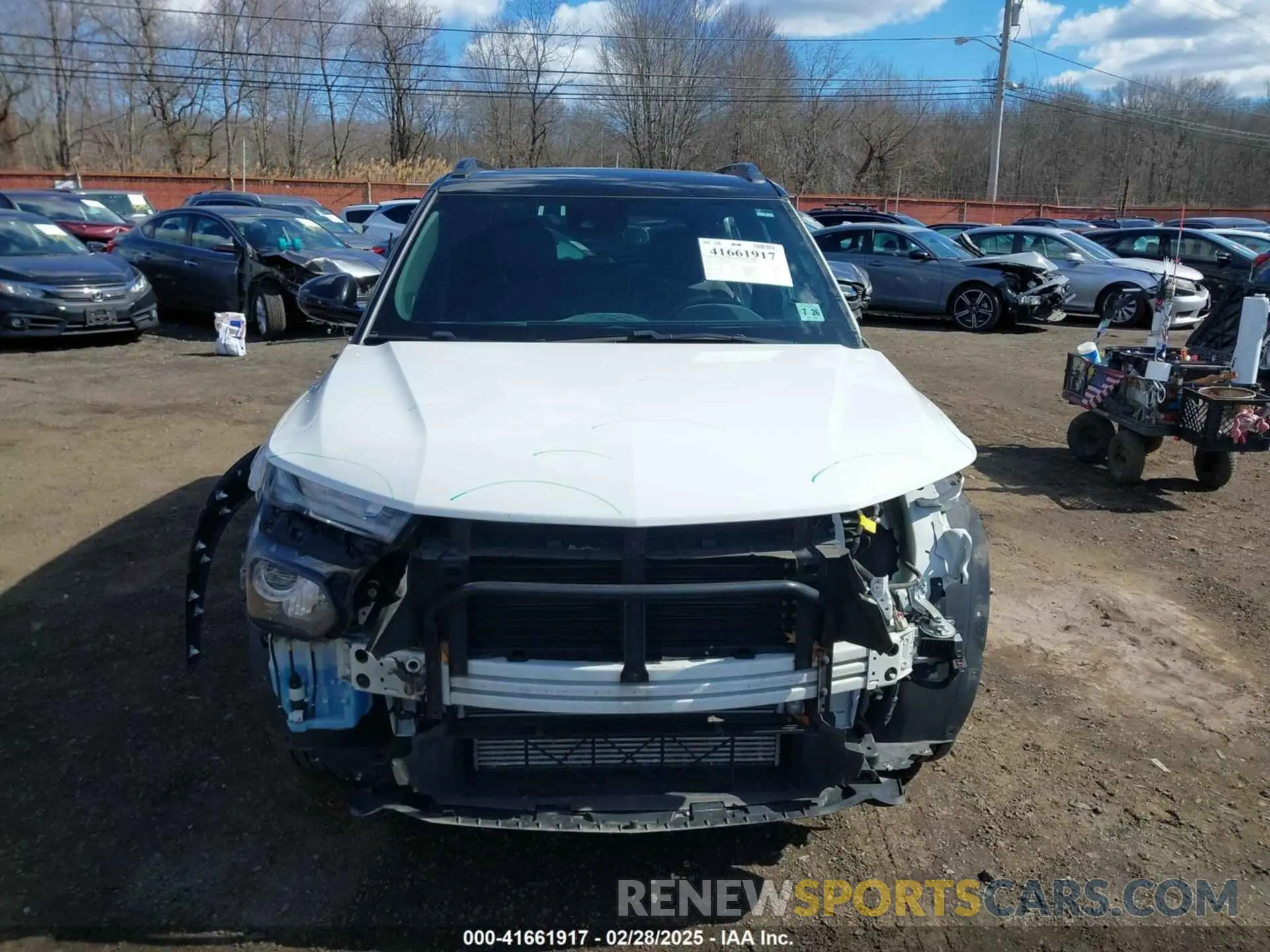 12 fotografías del automóvil dañado KL79MUSL2MB174573 CHEVROLET TRAILBLAZER 2021